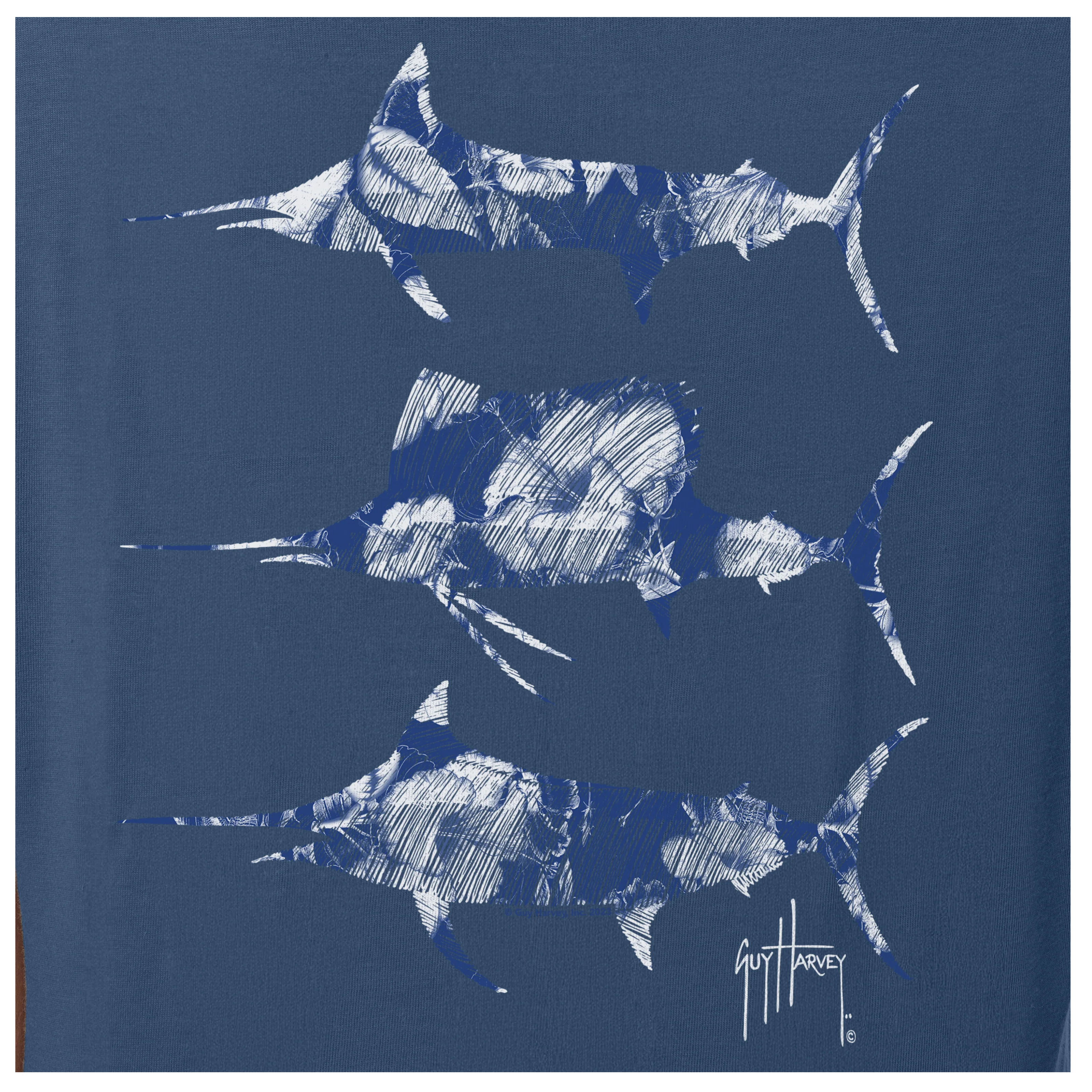 HarborLite V-Neck Tee - Floral Bills - Image 3