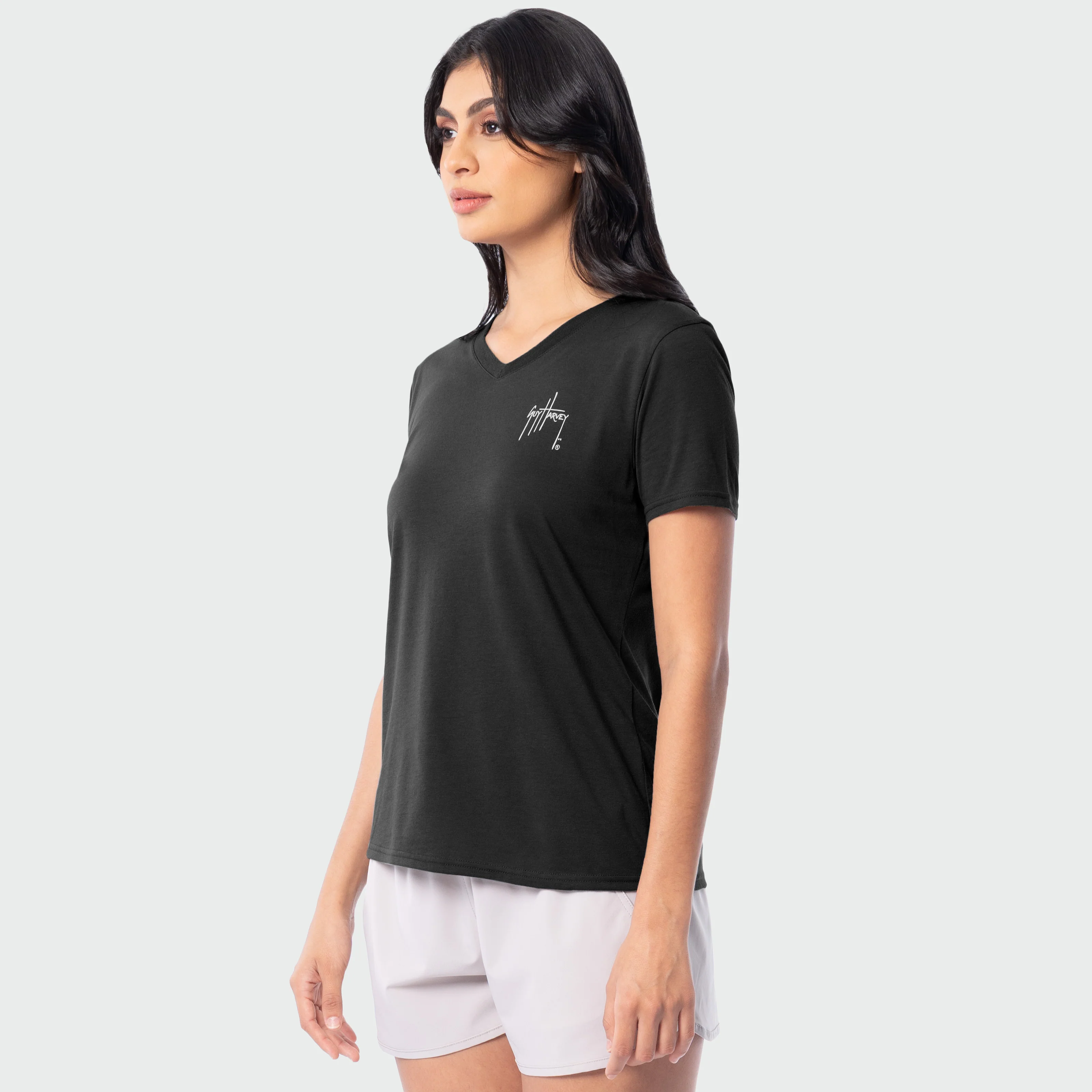 HarborLite V-Neck Tee - Two Shells - Image 4
