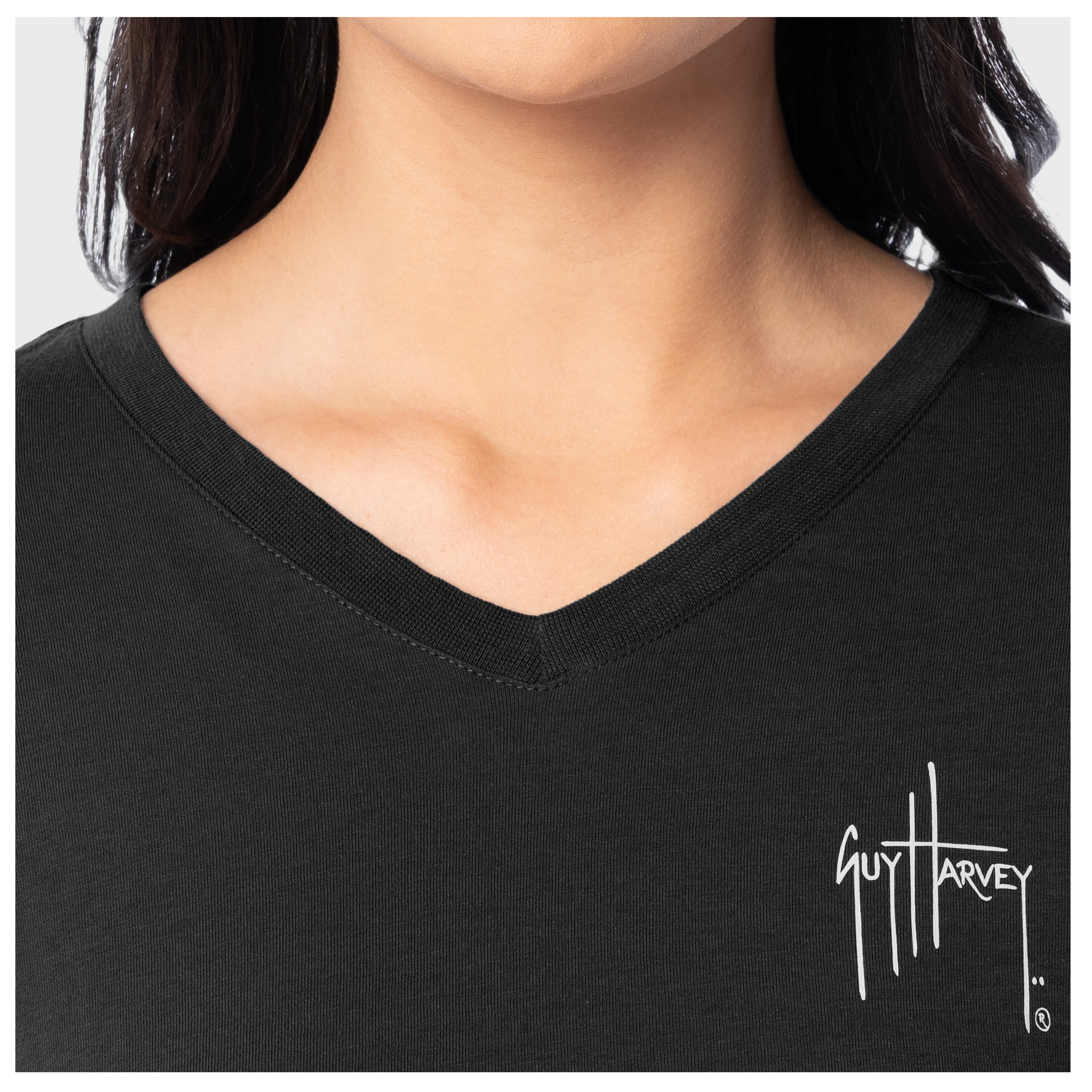 HarborLite V-Neck Tee - Two Shells - Image 5