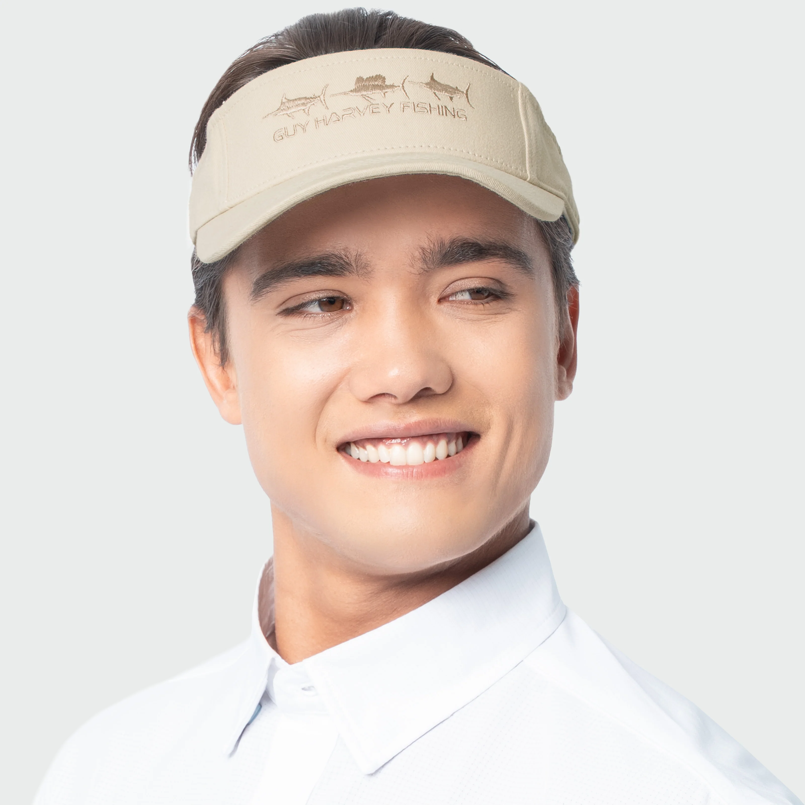 Washed Embroidered Billfish Visor - Image 5