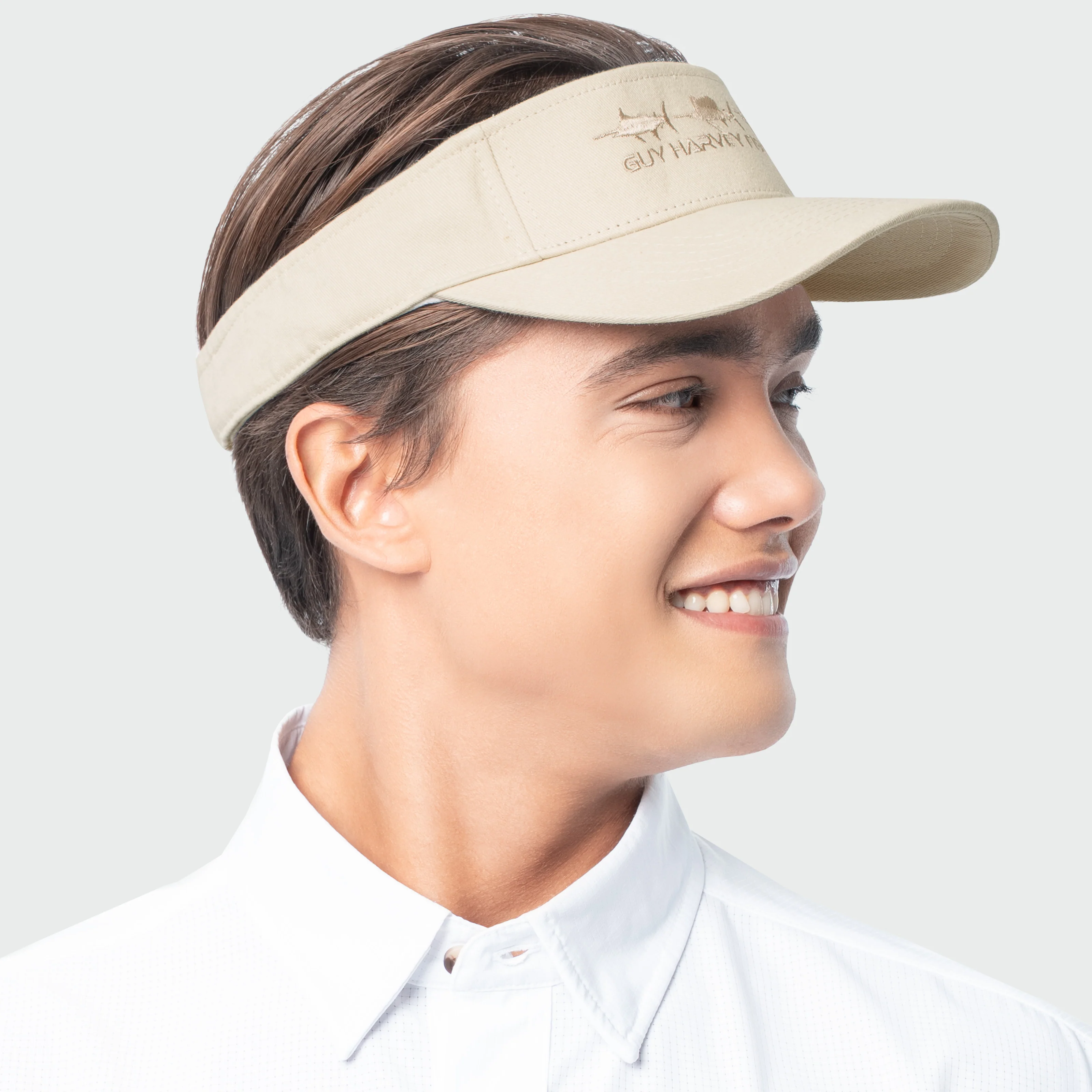 Washed Embroidered Billfish Visor - Image 6