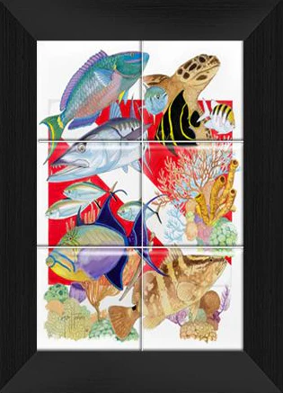 "Divers Delight" Tile Art - Image 5