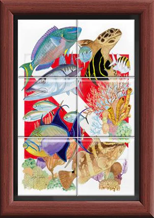 "Divers Delight" Tile Art - Image 6
