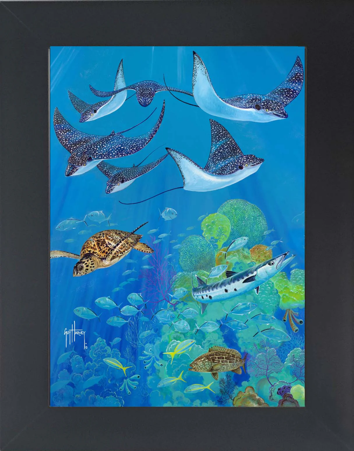 "Eagle Ray Pass" Tile Art - Image 2