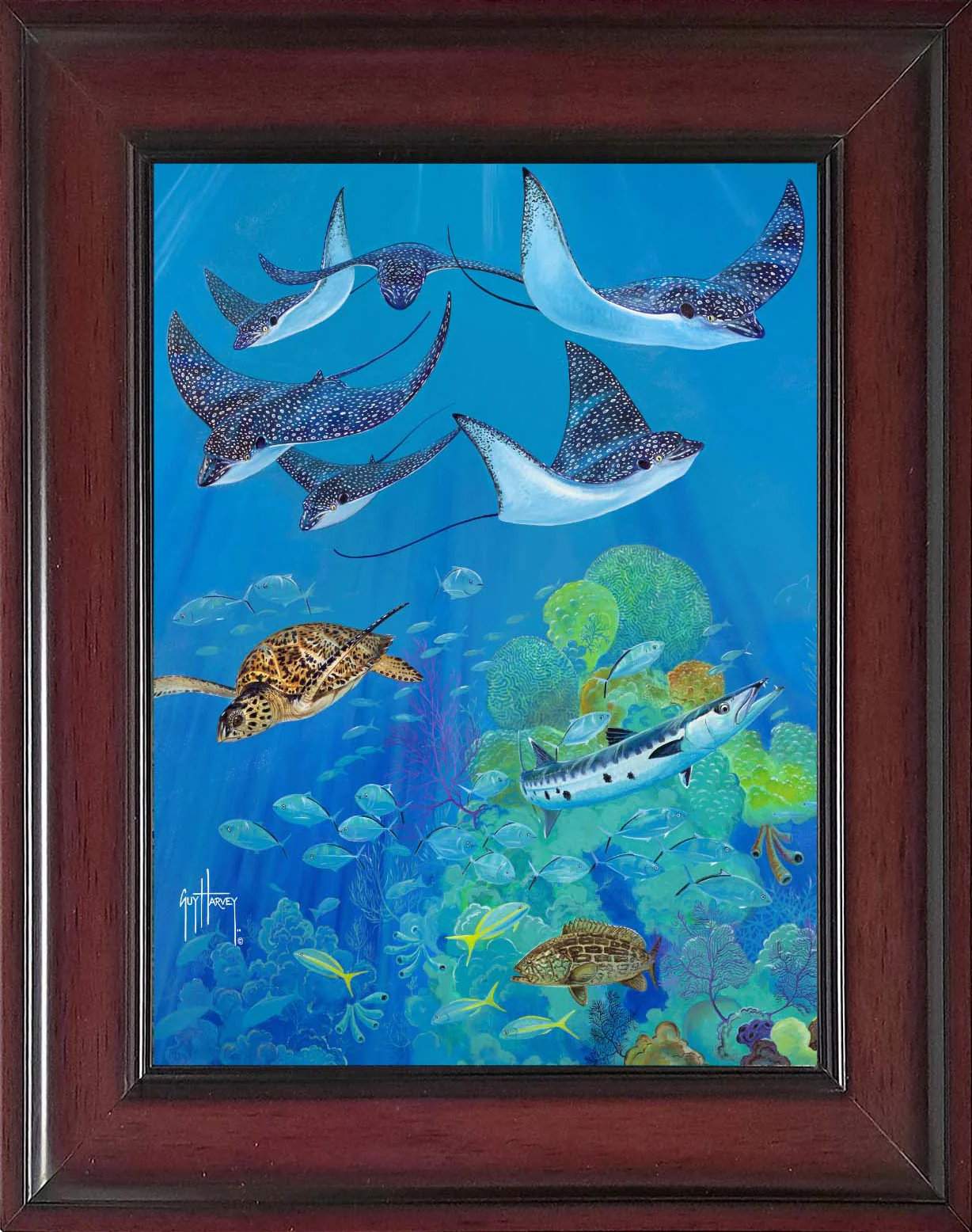 "Eagle Ray Pass" Tile Art - Image 3