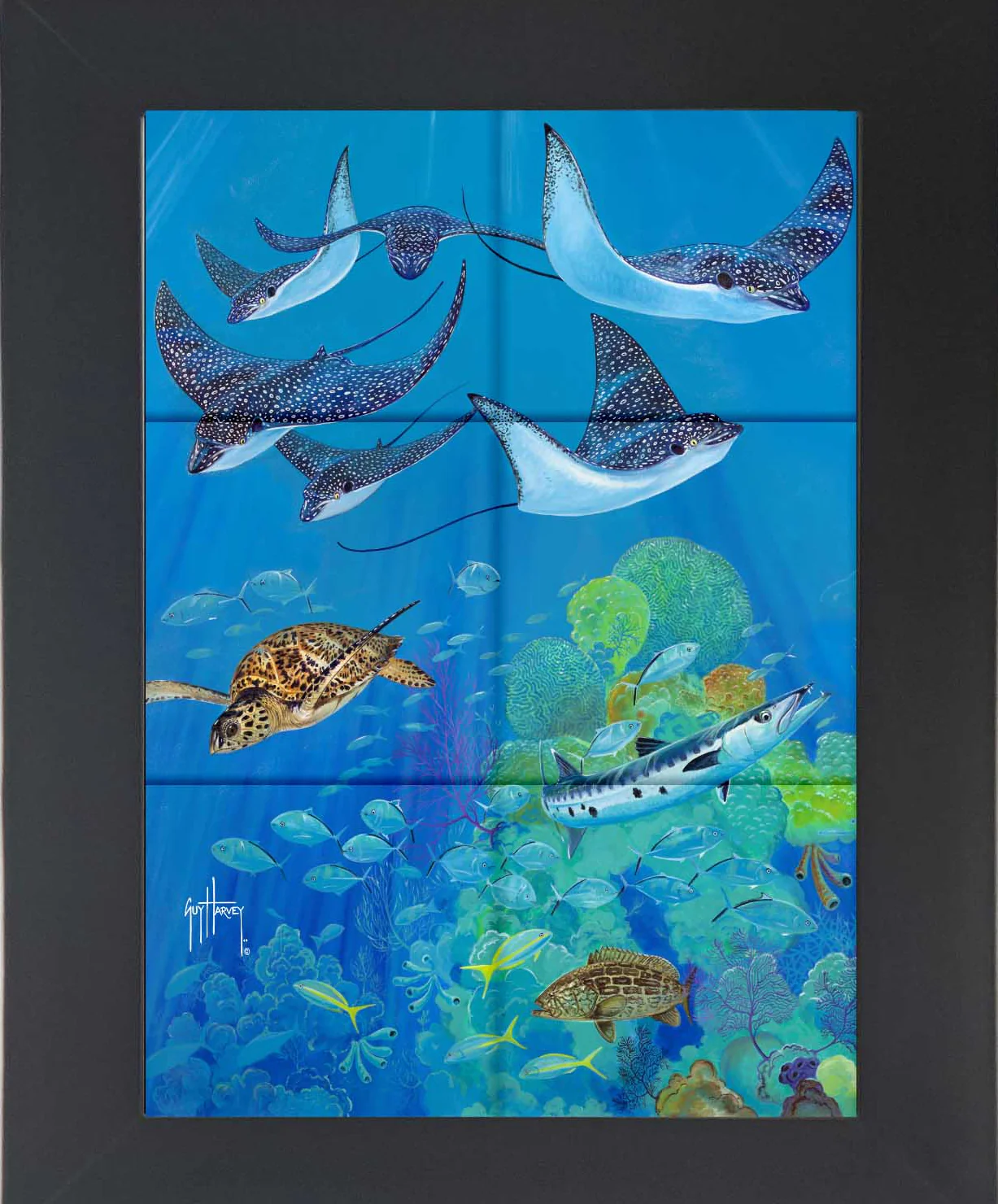 "Eagle Ray Pass" Tile Art - Image 5