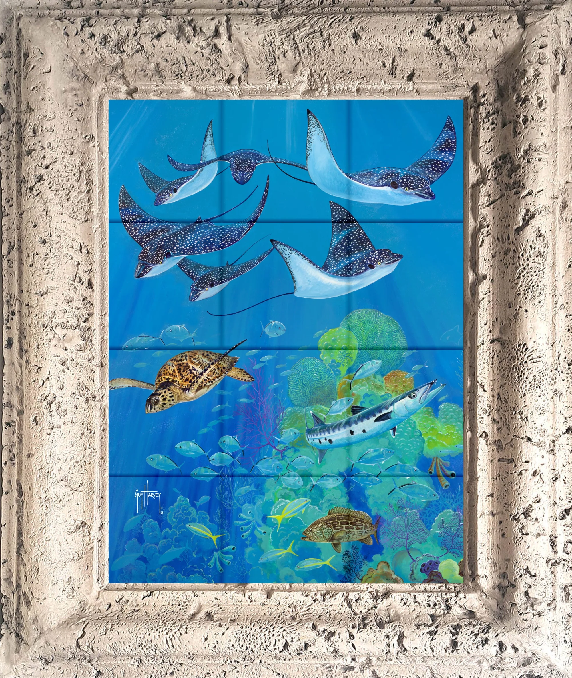 "Eagle Ray Pass" Tile Art - Image 7