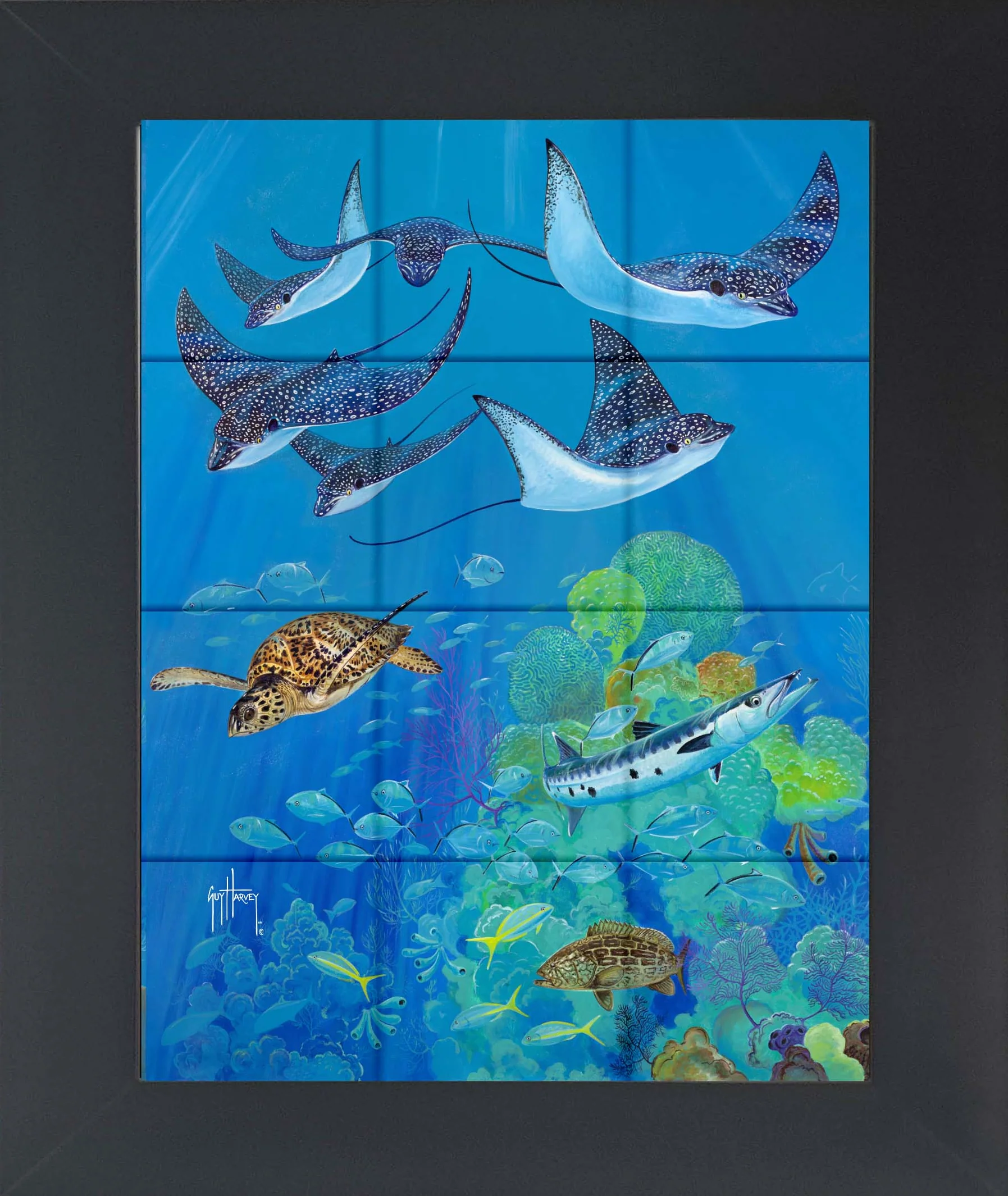 "Eagle Ray Pass" Tile Art - Image 8
