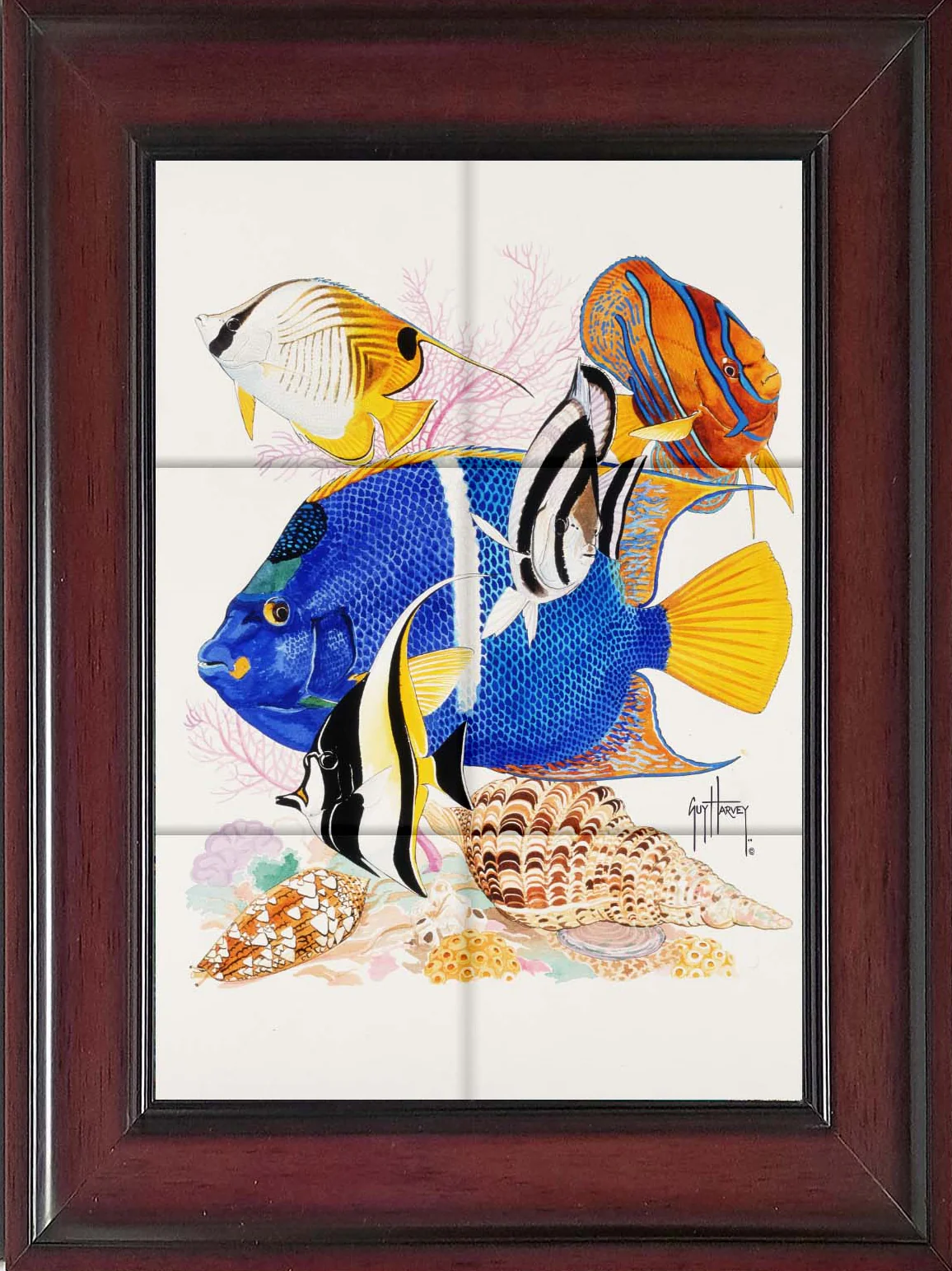 "Angel Reef - King Angel" Tile Art - Image 6