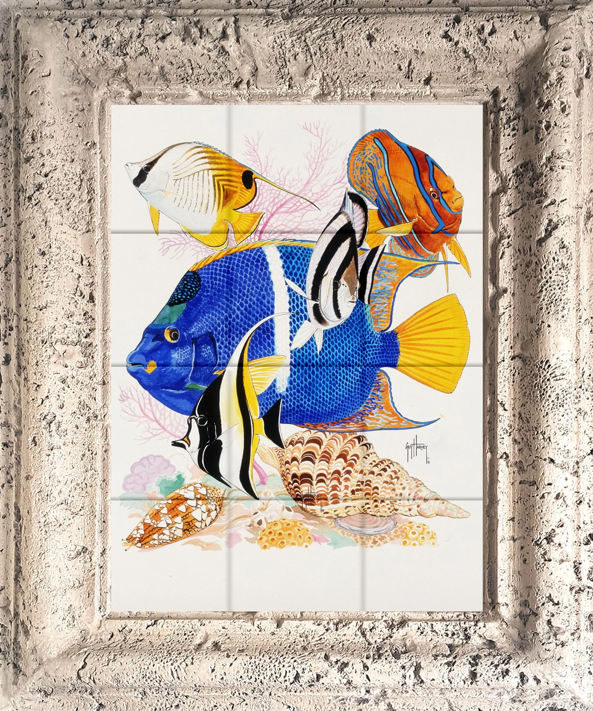 "Angel Reef - King Angel" Tile Art - Image 7