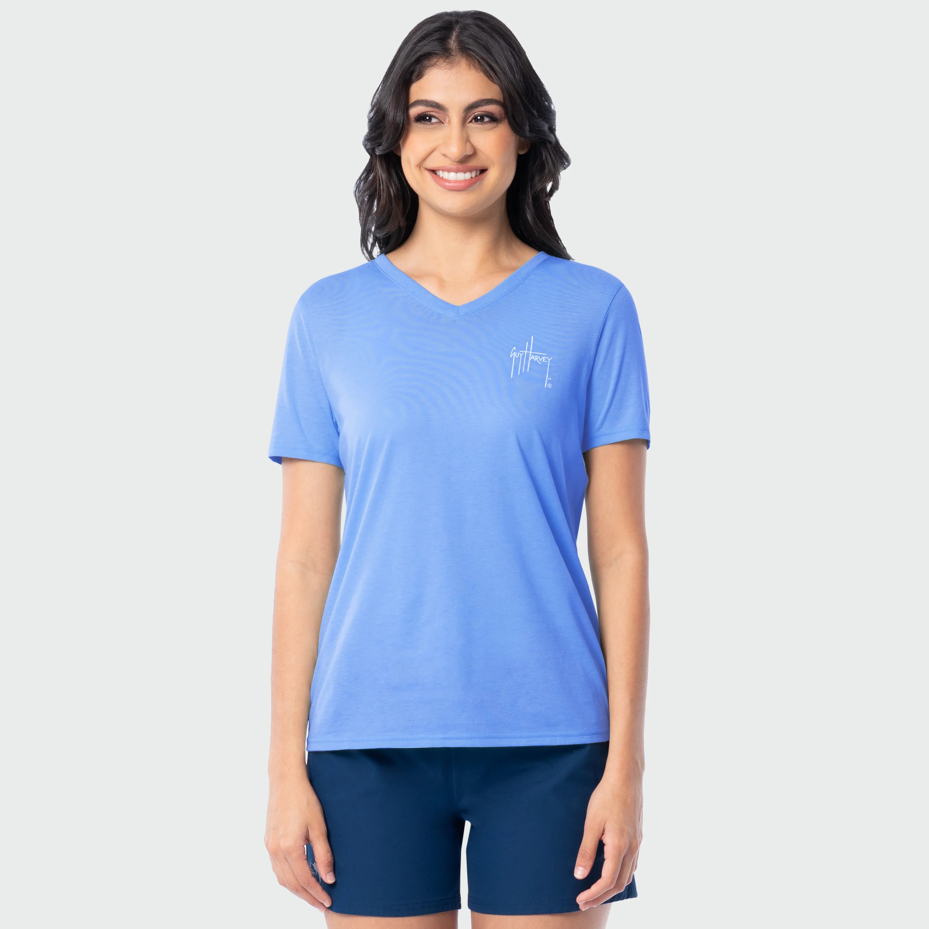 HarborLite V-Neck Tee - Shell Yeah - Image 2
