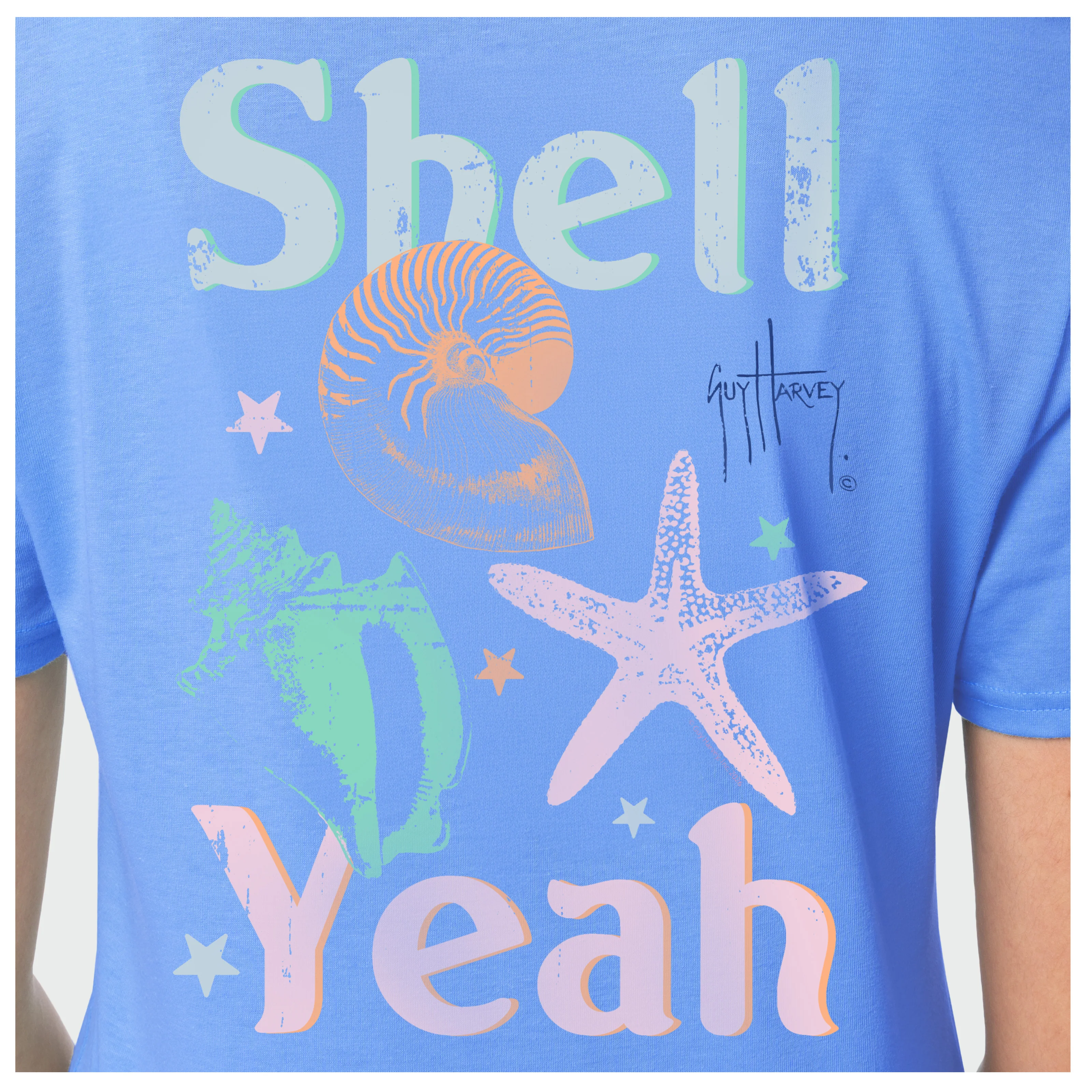 HarborLite V-Neck Tee - Shell Yeah - Image 3