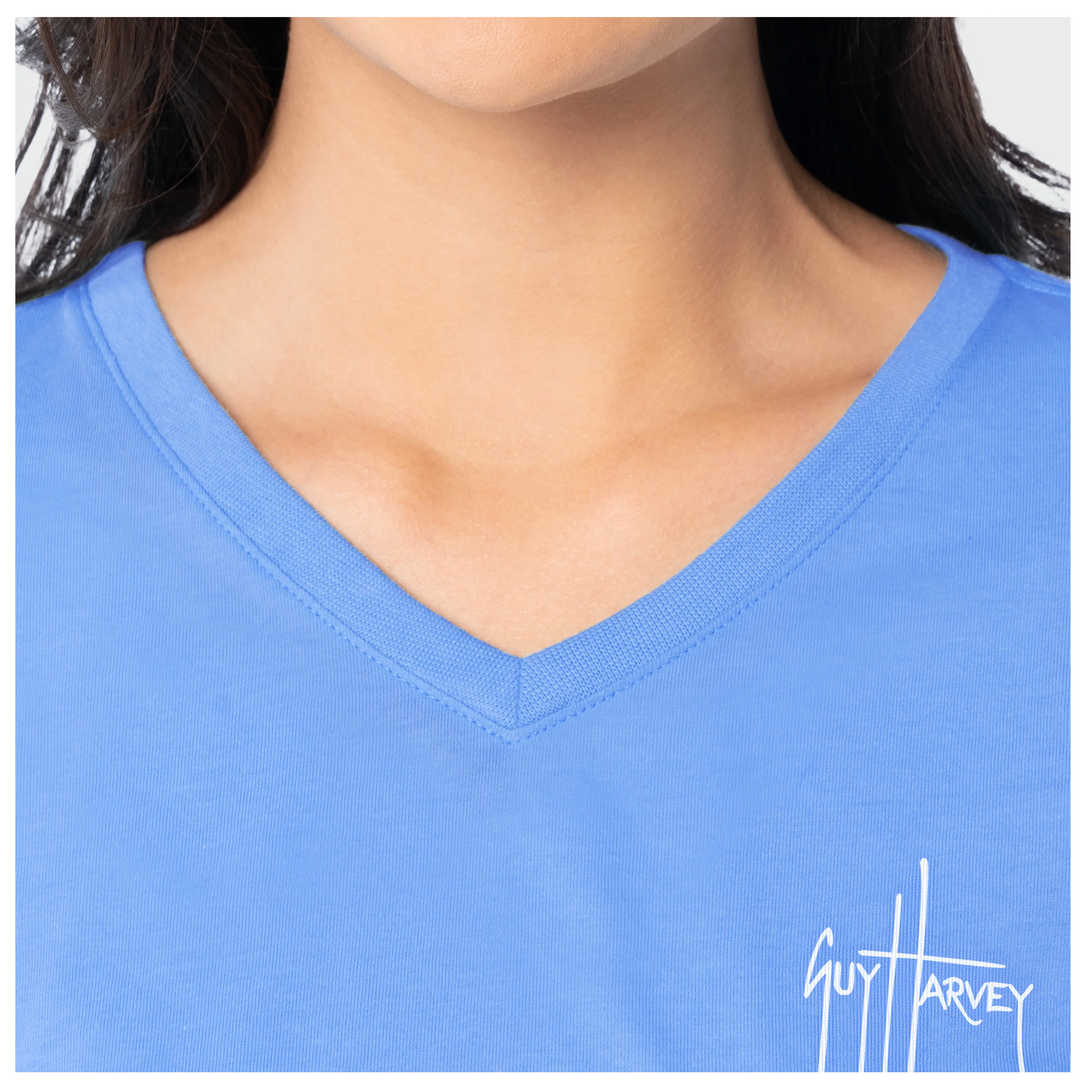 HarborLite V-Neck Tee - Shell Yeah - Image 4