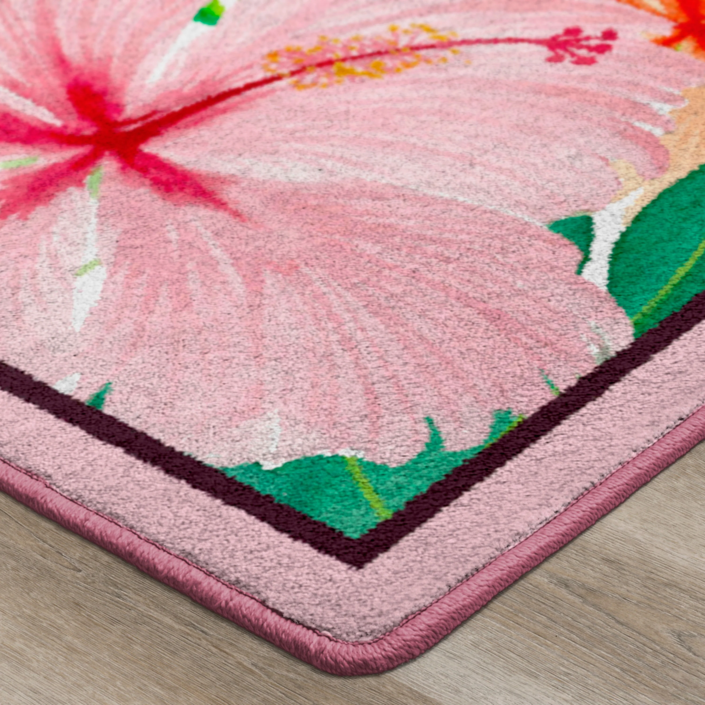 Flamingo Floral Area Rug - Image 4