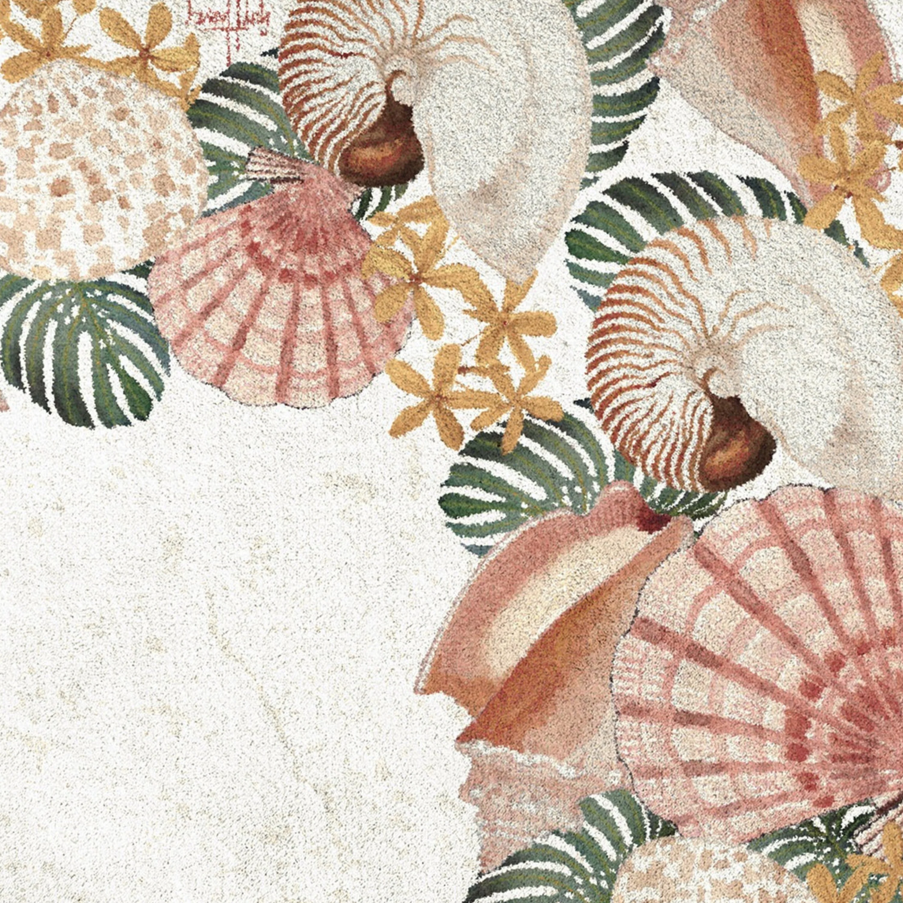 Floral Shell Area Rug - Image 3