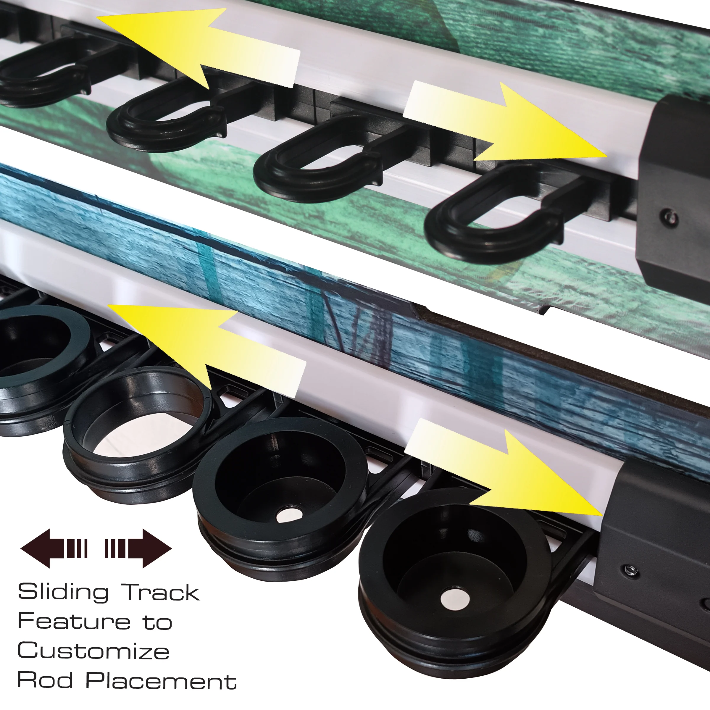 Bass 8 Rod Wall Rack - Image 6