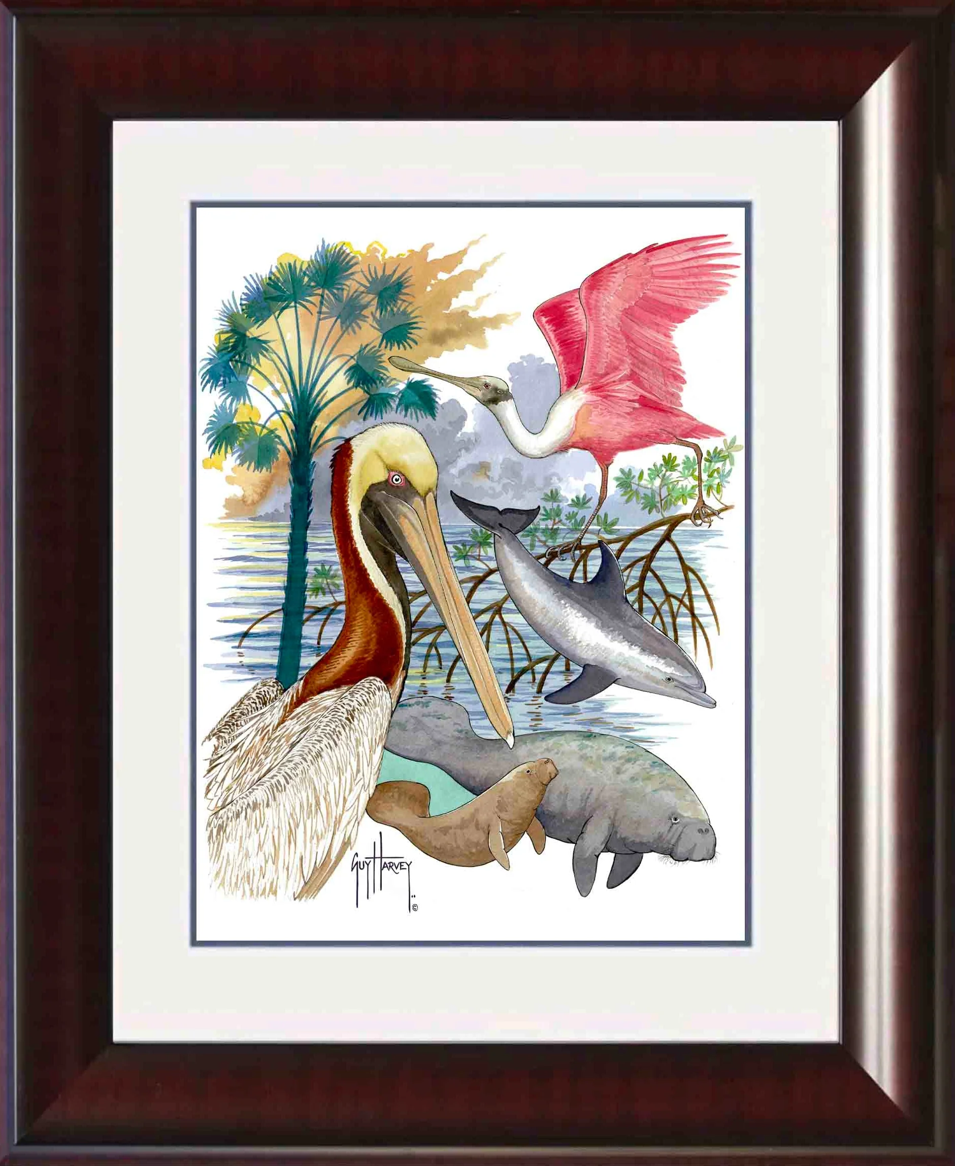 "Gulf Life" Mini Print