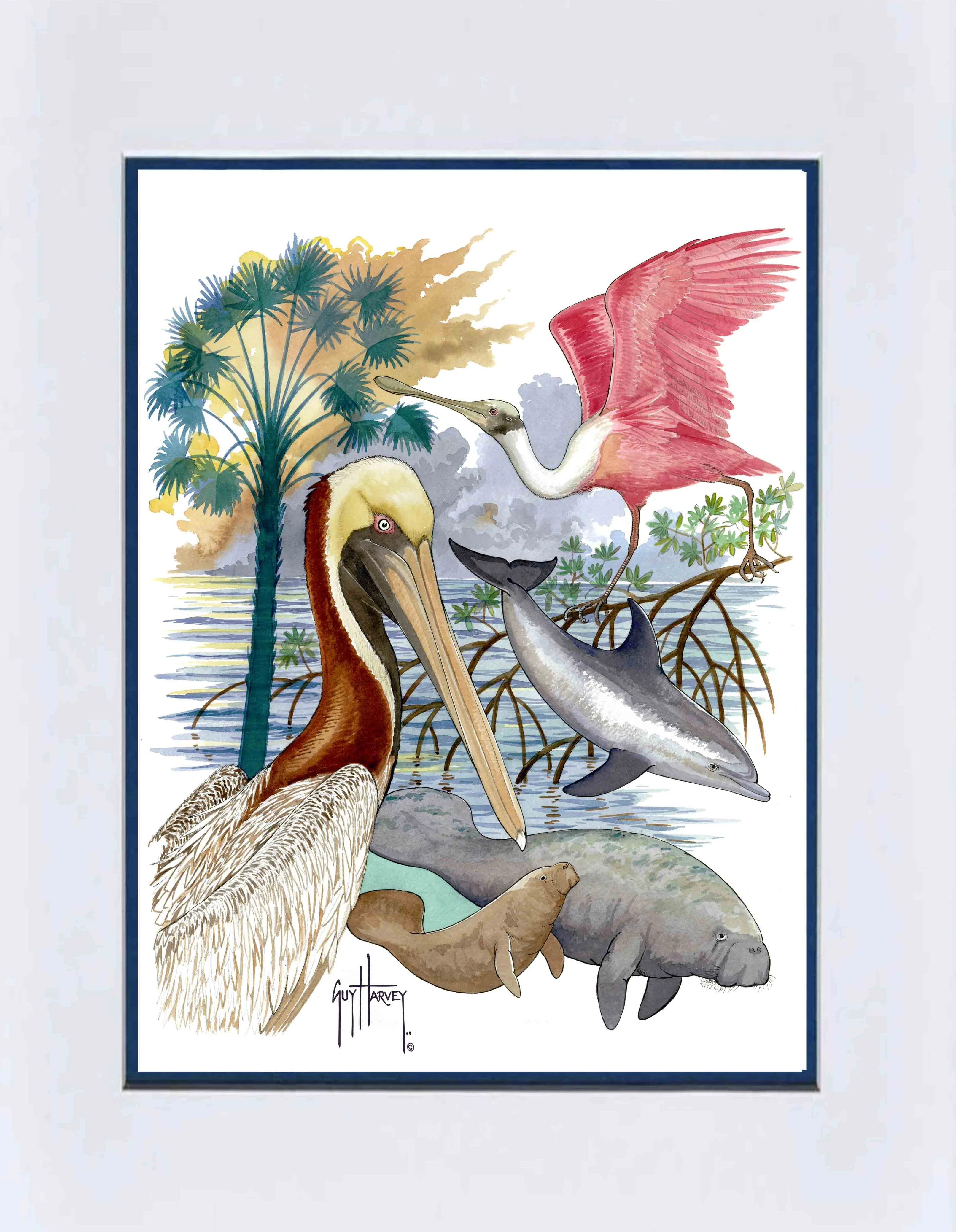 "Gulf Life" Mini Print - Image 2