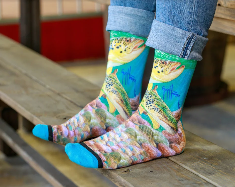 Green Trout Socks - Image 4