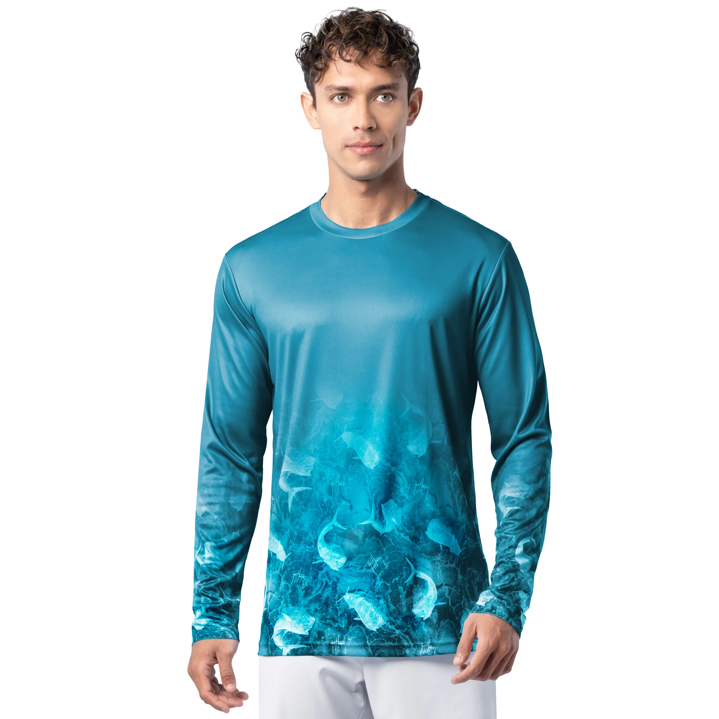 Performance Sun Protection Crew - Mahi Bros Fade