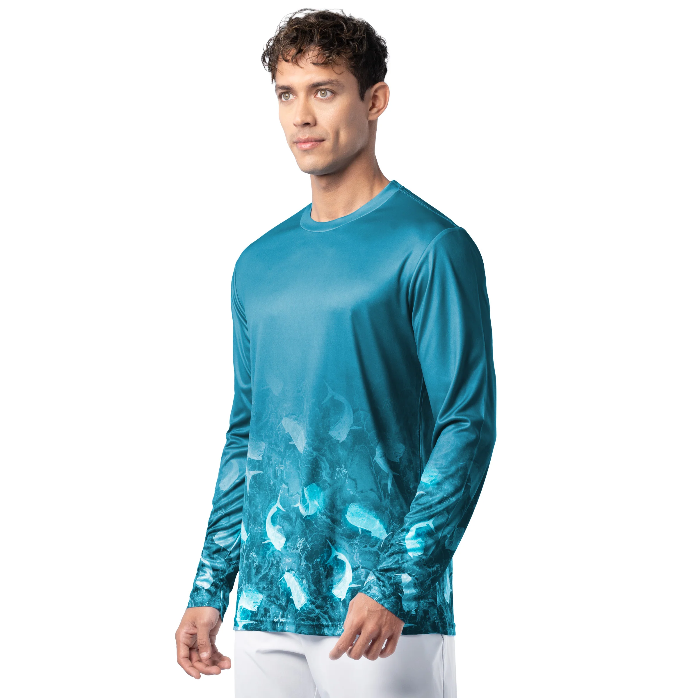 Performance Sun Protection Crew - Mahi Bros Fade - Image 3