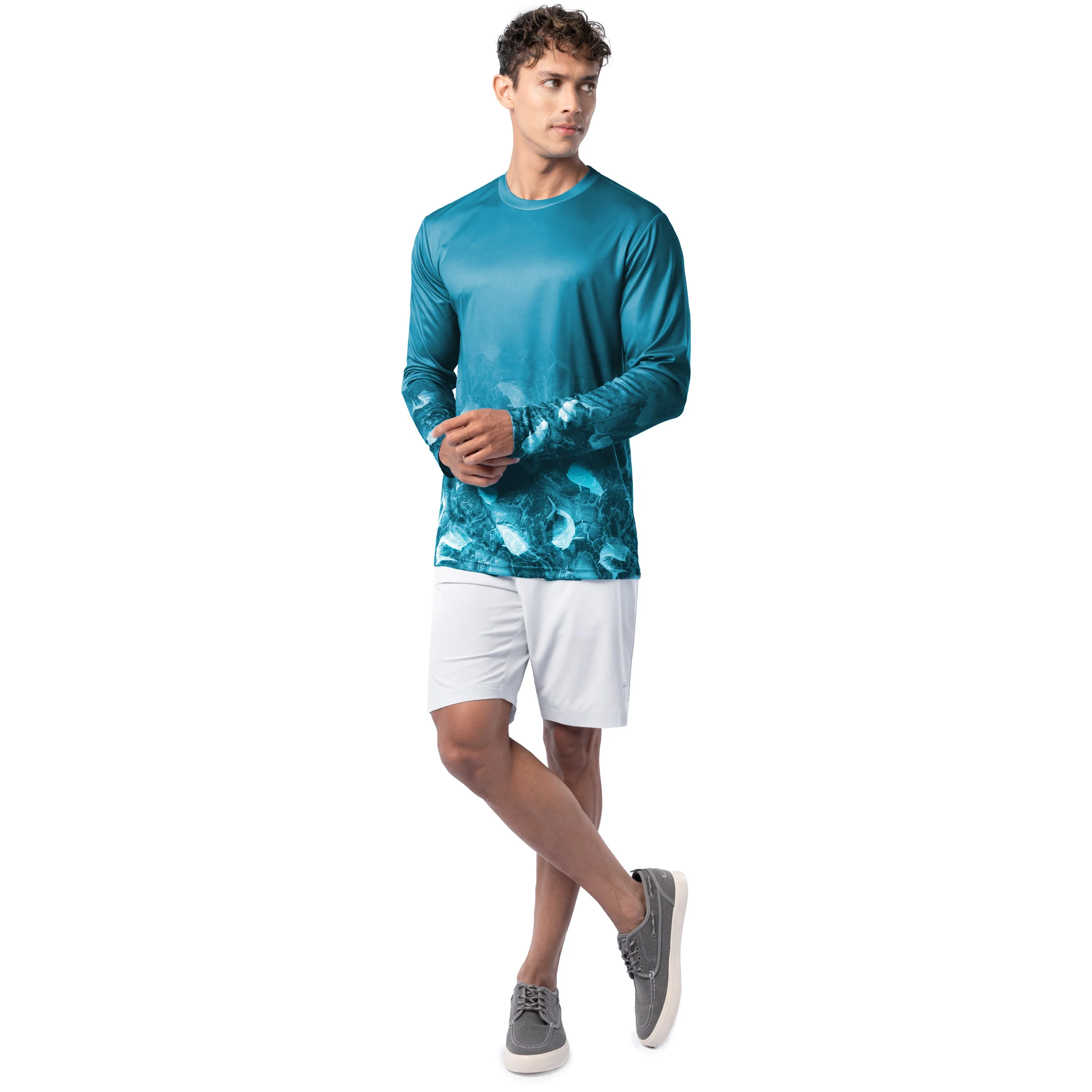 Performance Sun Protection Crew - Mahi Bros Fade - Image 7