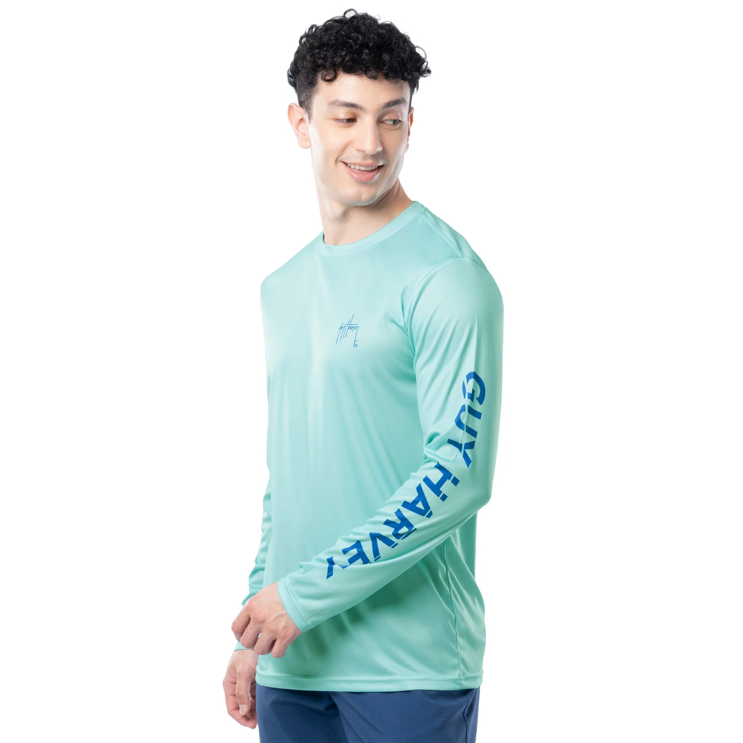 Performance Sun Protection Crew - Mahi Hex - Image 3