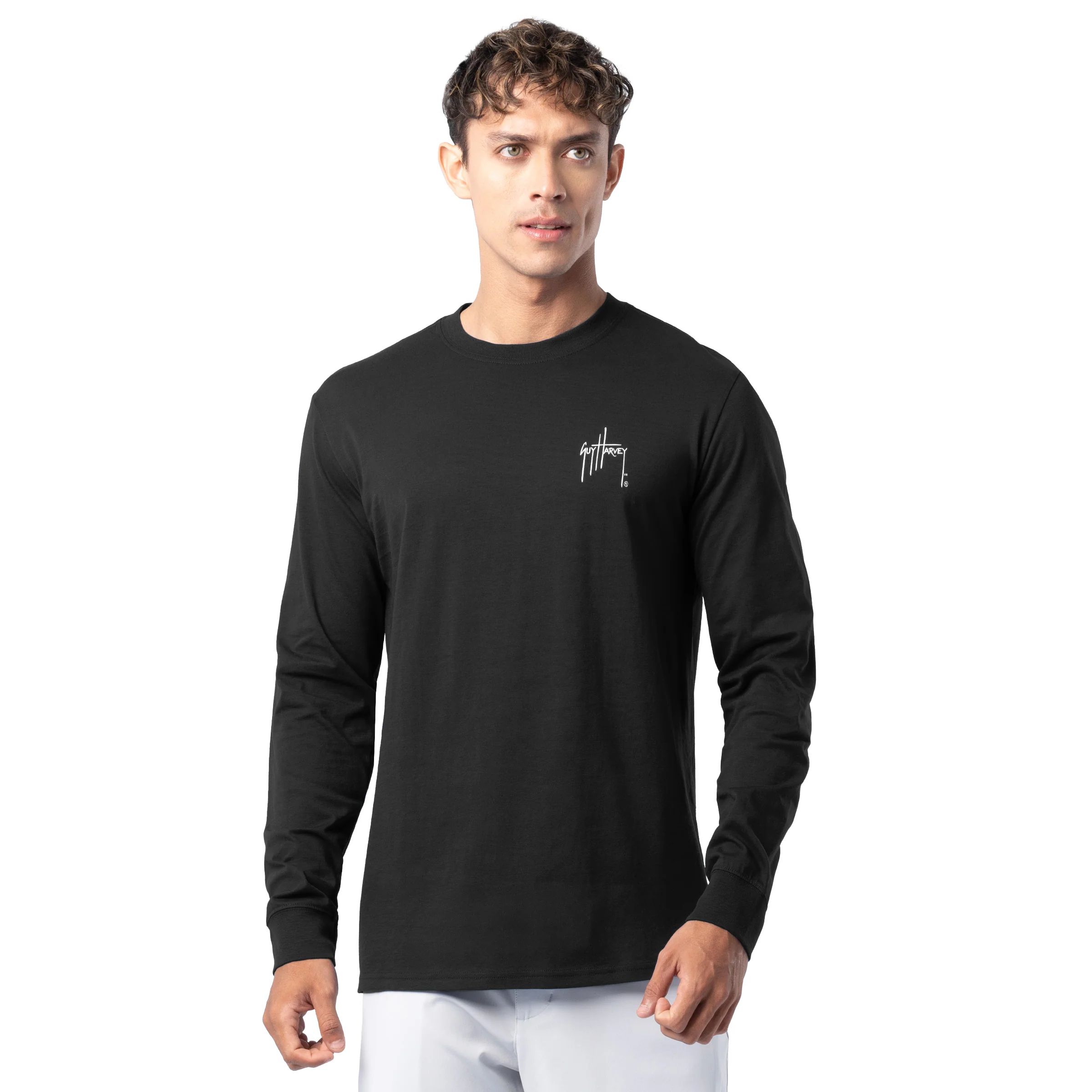 Lightweight Long Sleeve Tee - Redfish Tailing - Image 2