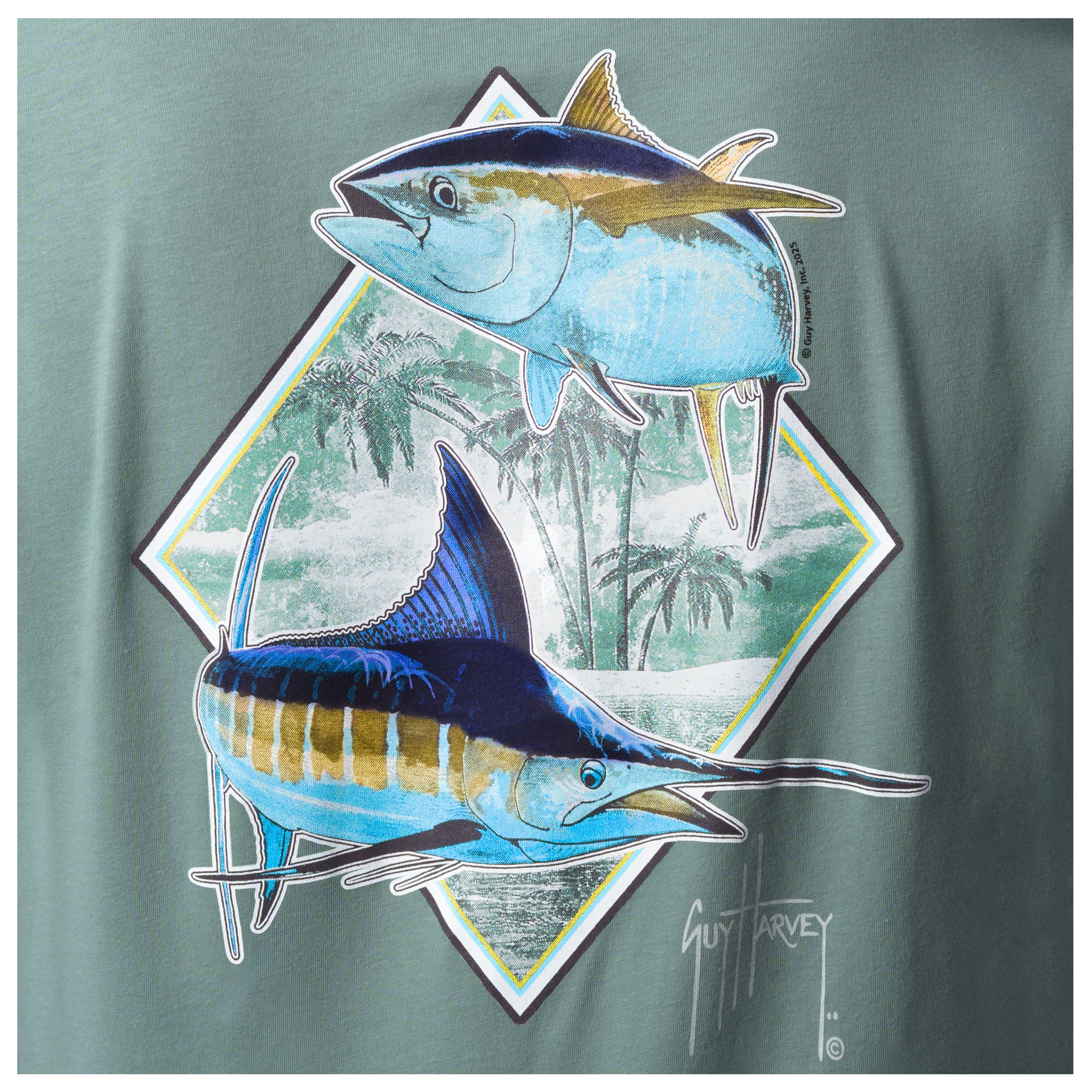 Lightweight Long Sleeve Tee - Saltwater Paradise - Image 3