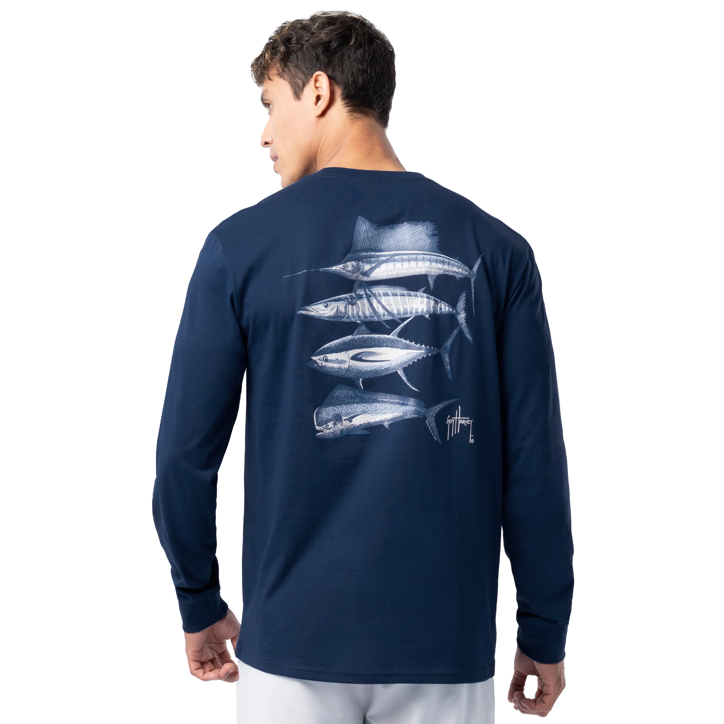 Lightweight Long Sleeve Tee - Slam Stencil