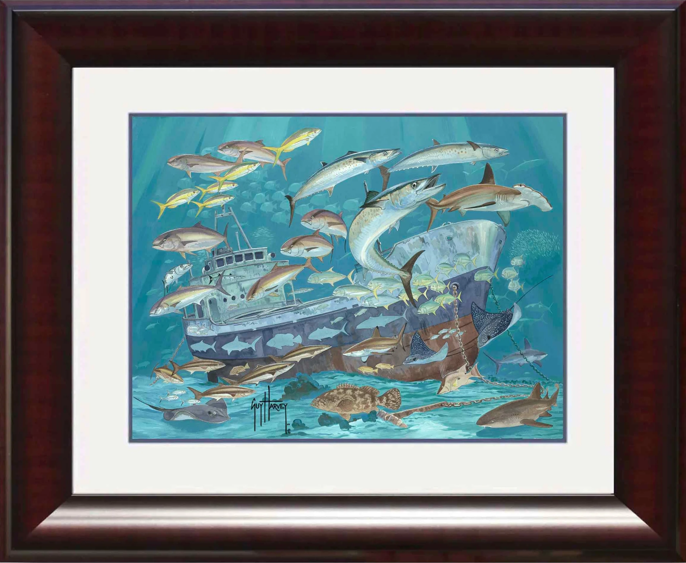 "Guy Harvey Reef" Grande Mini Print