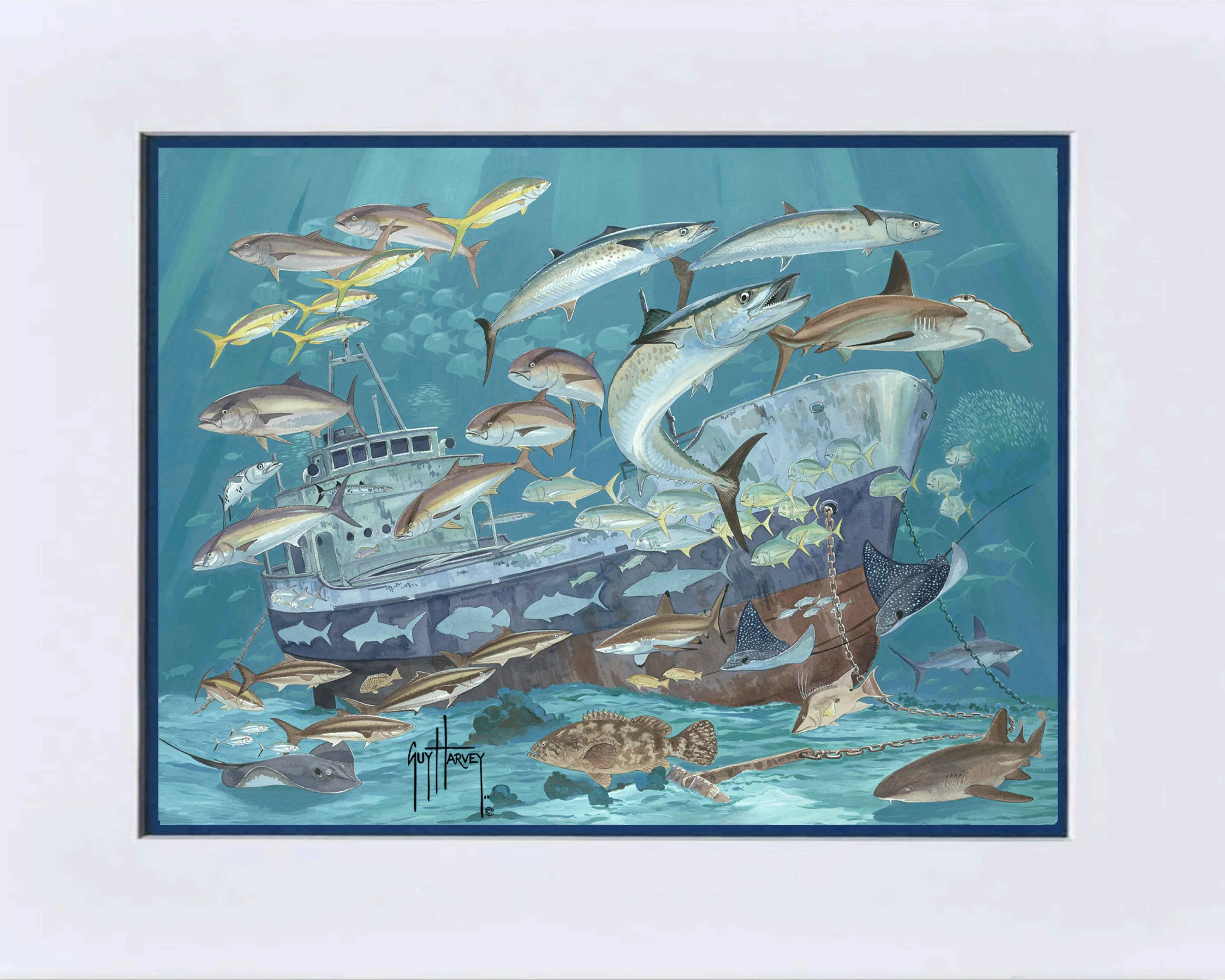 "Guy Harvey Reef" Grande Mini Print - Image 2