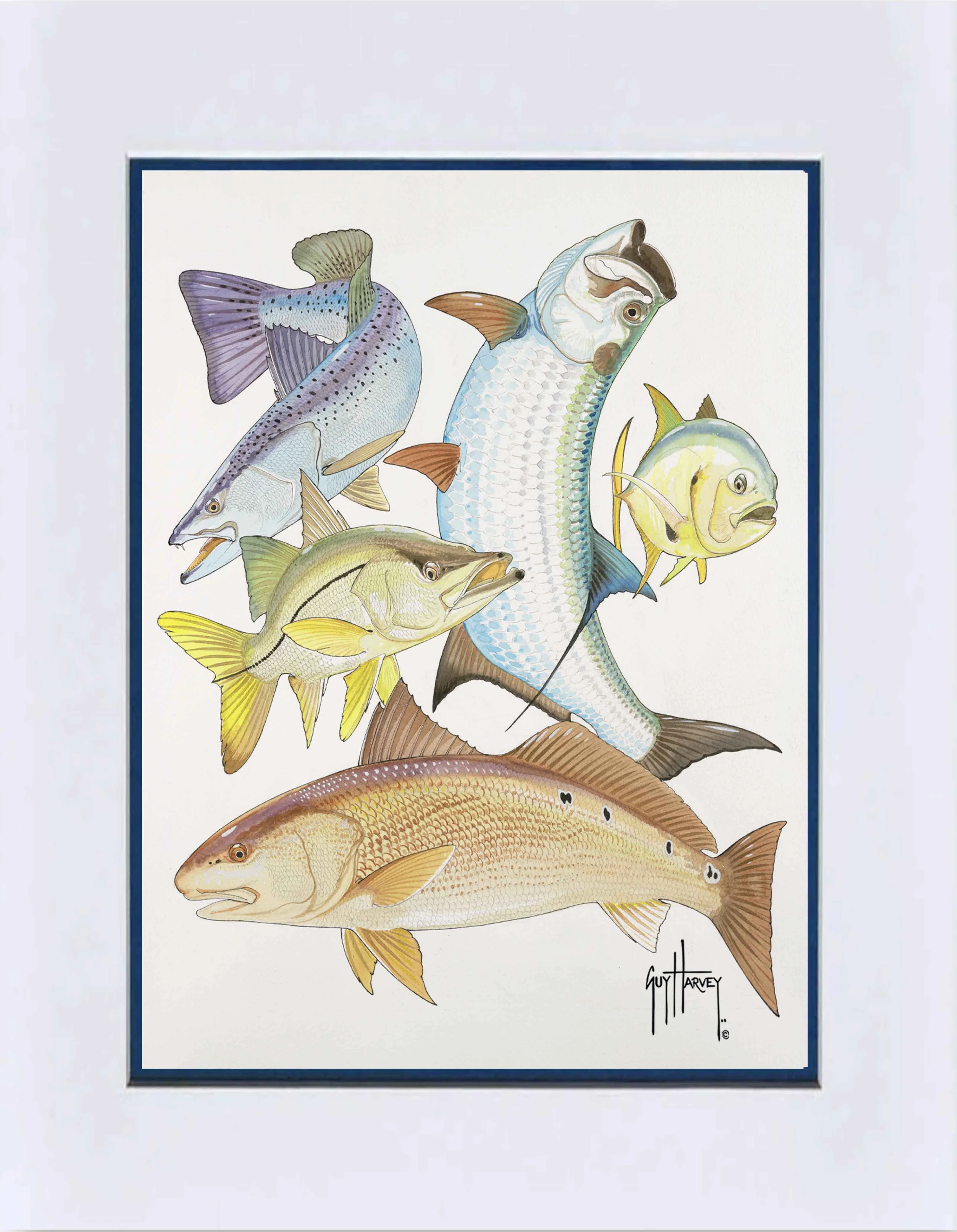 "Inshore Collage II" Grande Mini Print - Image 2