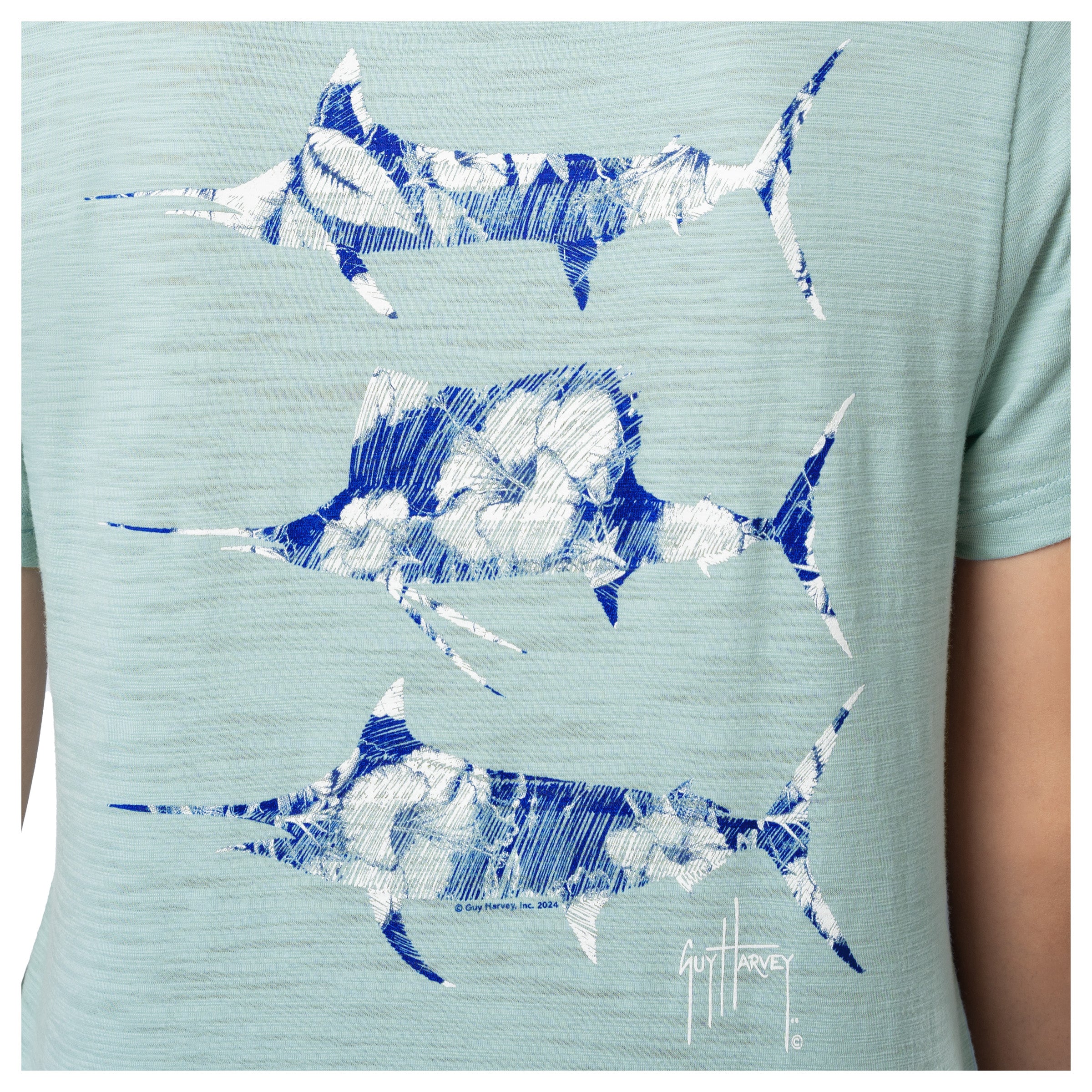 Women's Floral Bill Relaxed V-Neck Top - Image 3