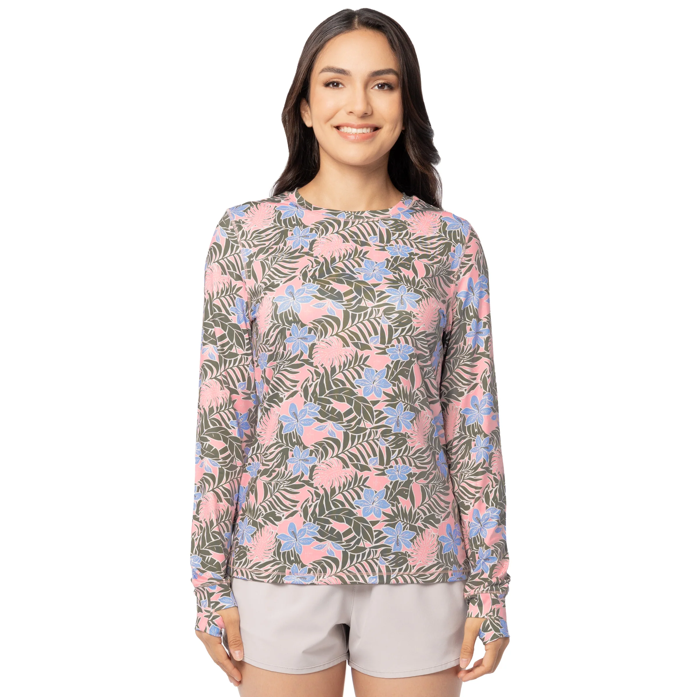 Women's Frond Memories Sublimated Sun Protection Top