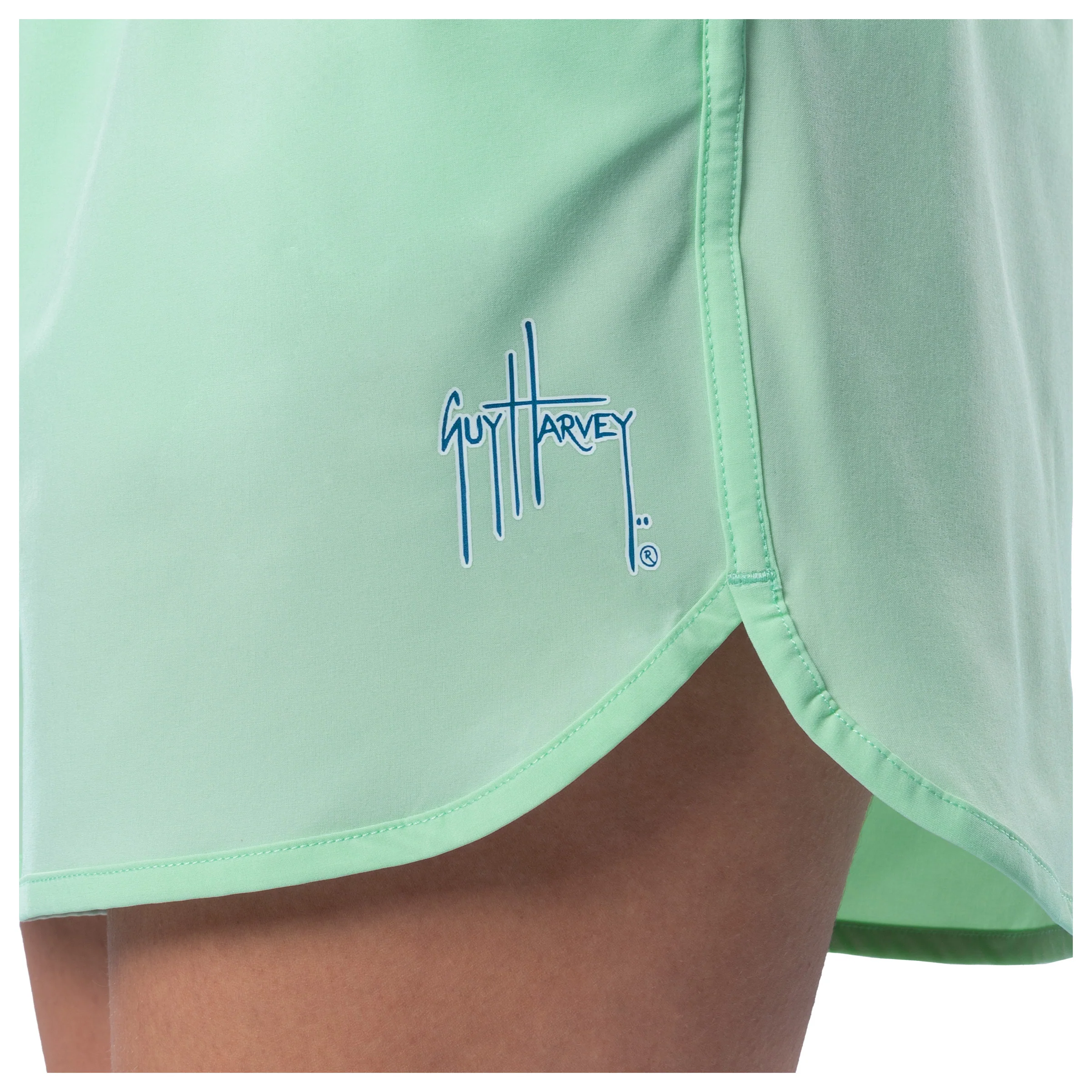 Women's Green Solid Short - Image 4