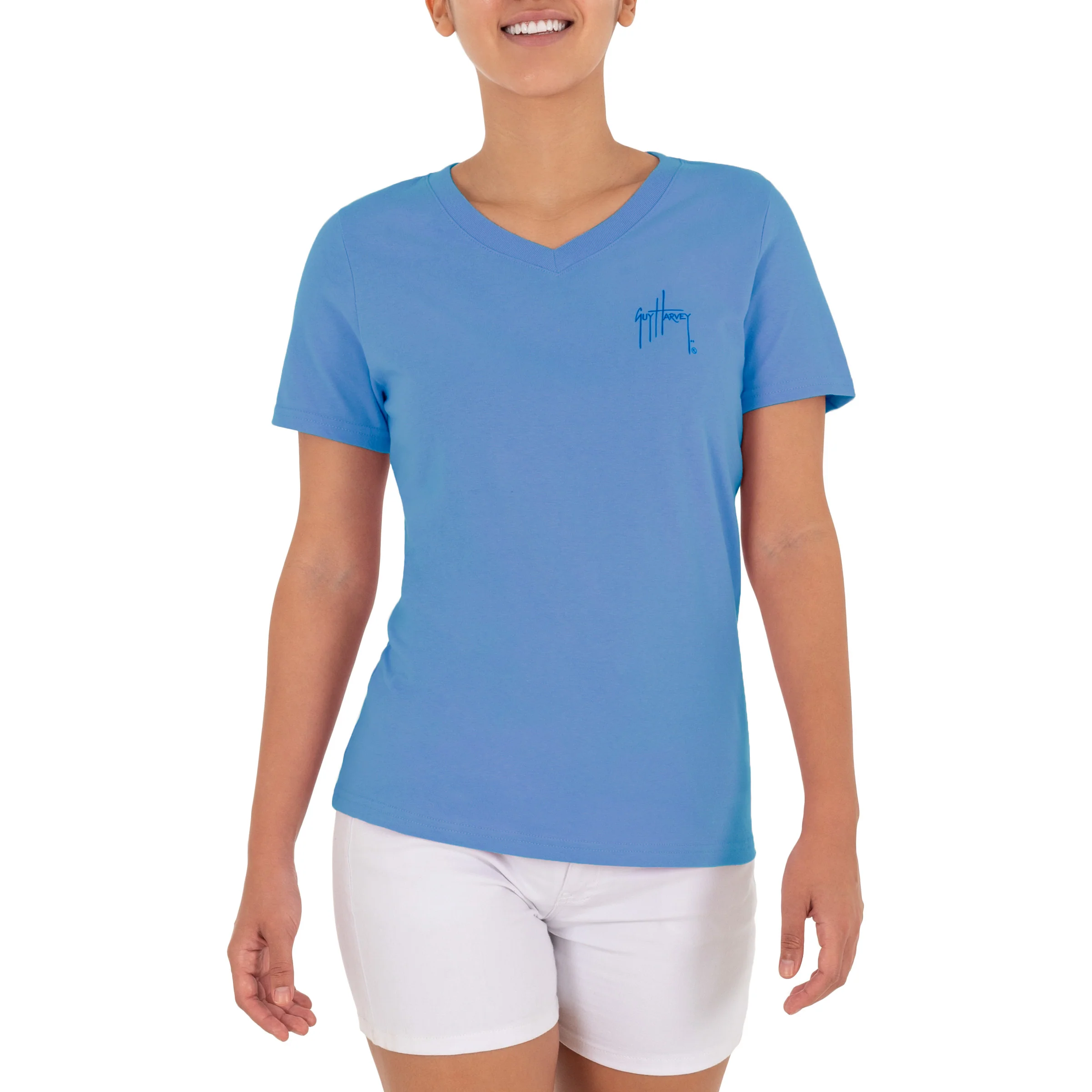 Women's Horizon Short Sleeve V-Neck T-Shirt - Image 2