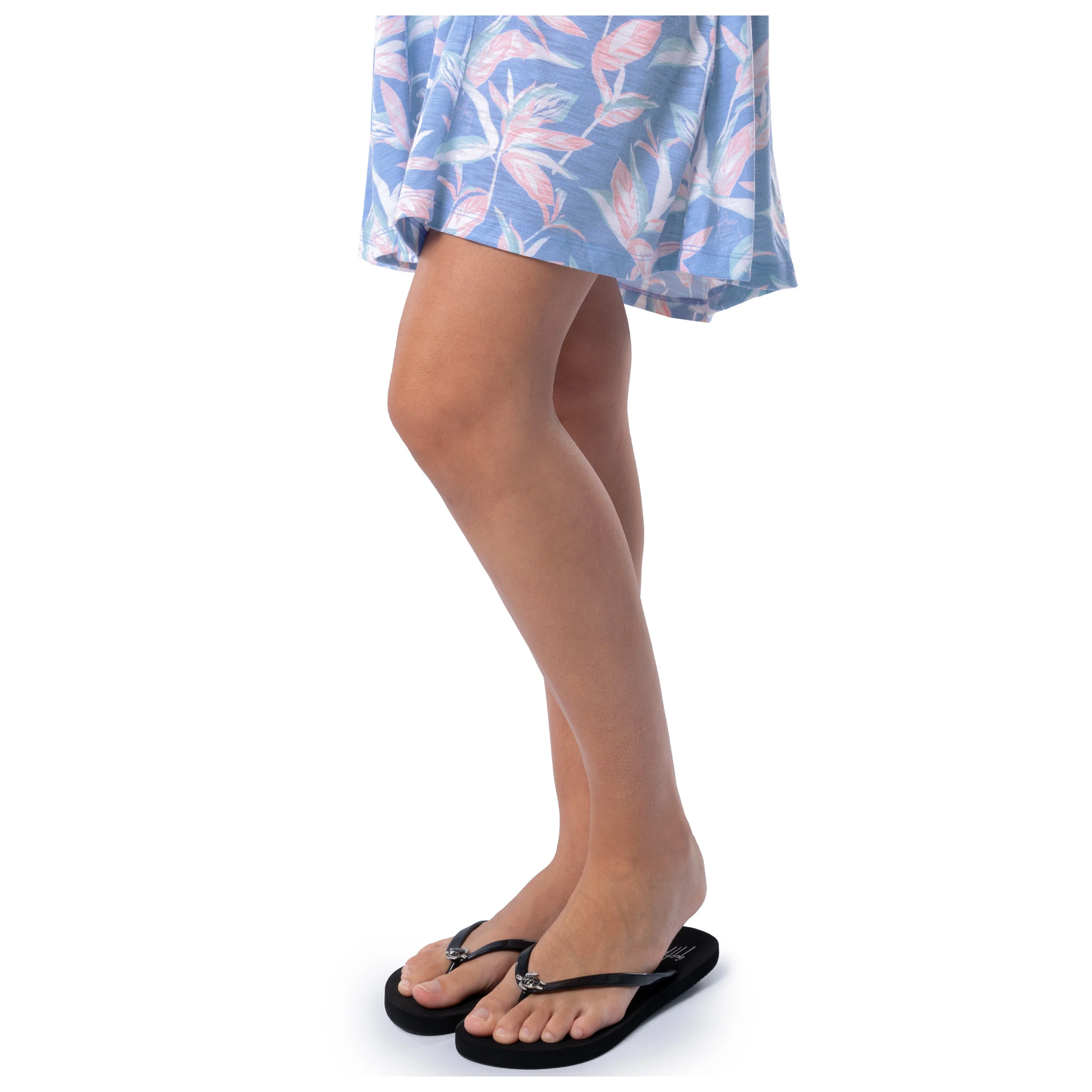 Women's Indigo Printed Scoop Dress - Image 6