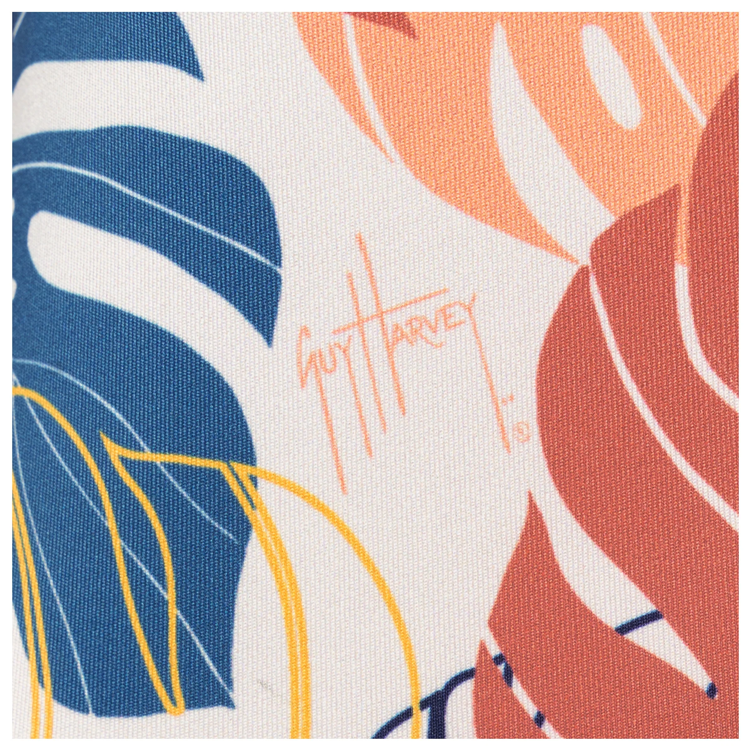 Women's Monstera Printed A-Line Dress - Image 3