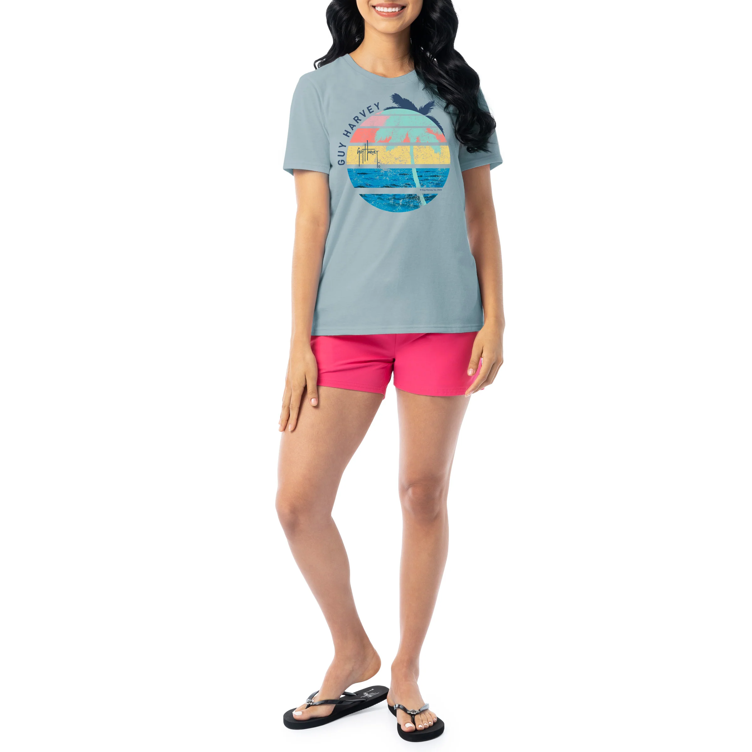 Women's Palm and Sun Short Sleeve Crew Neck T-Shirt - Image 6