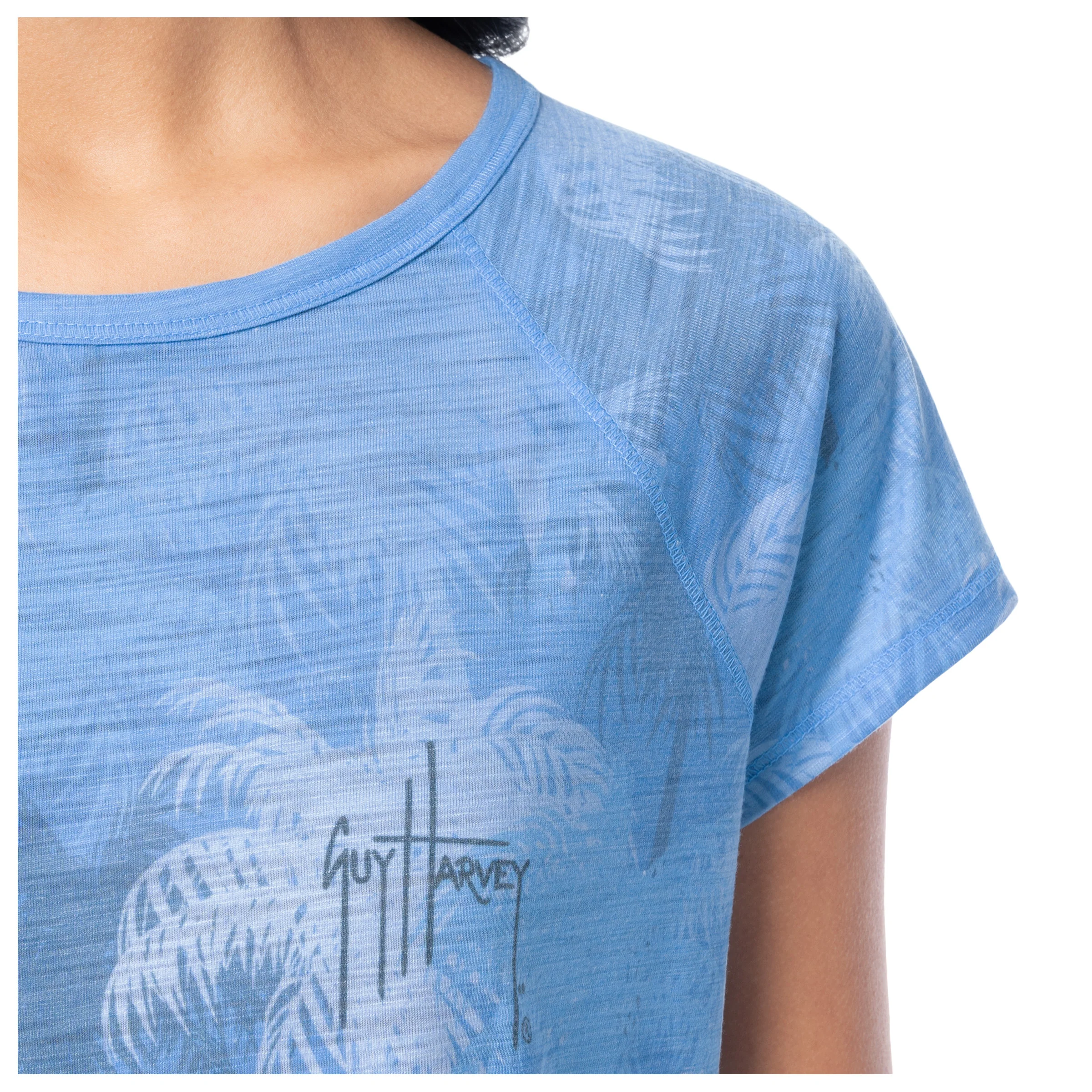 Women's Palm Springs Short Sleeve Poly/Rayon Slub Top - Image 5