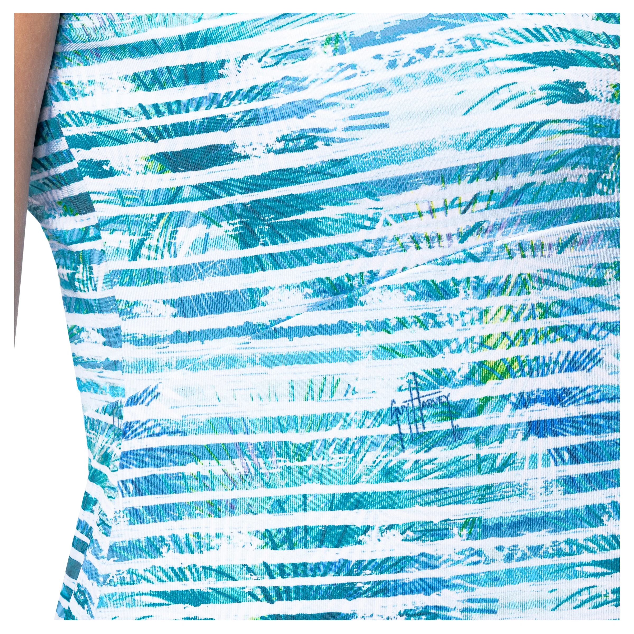 Women's Palm Stripe Maxi Dress - Image 4