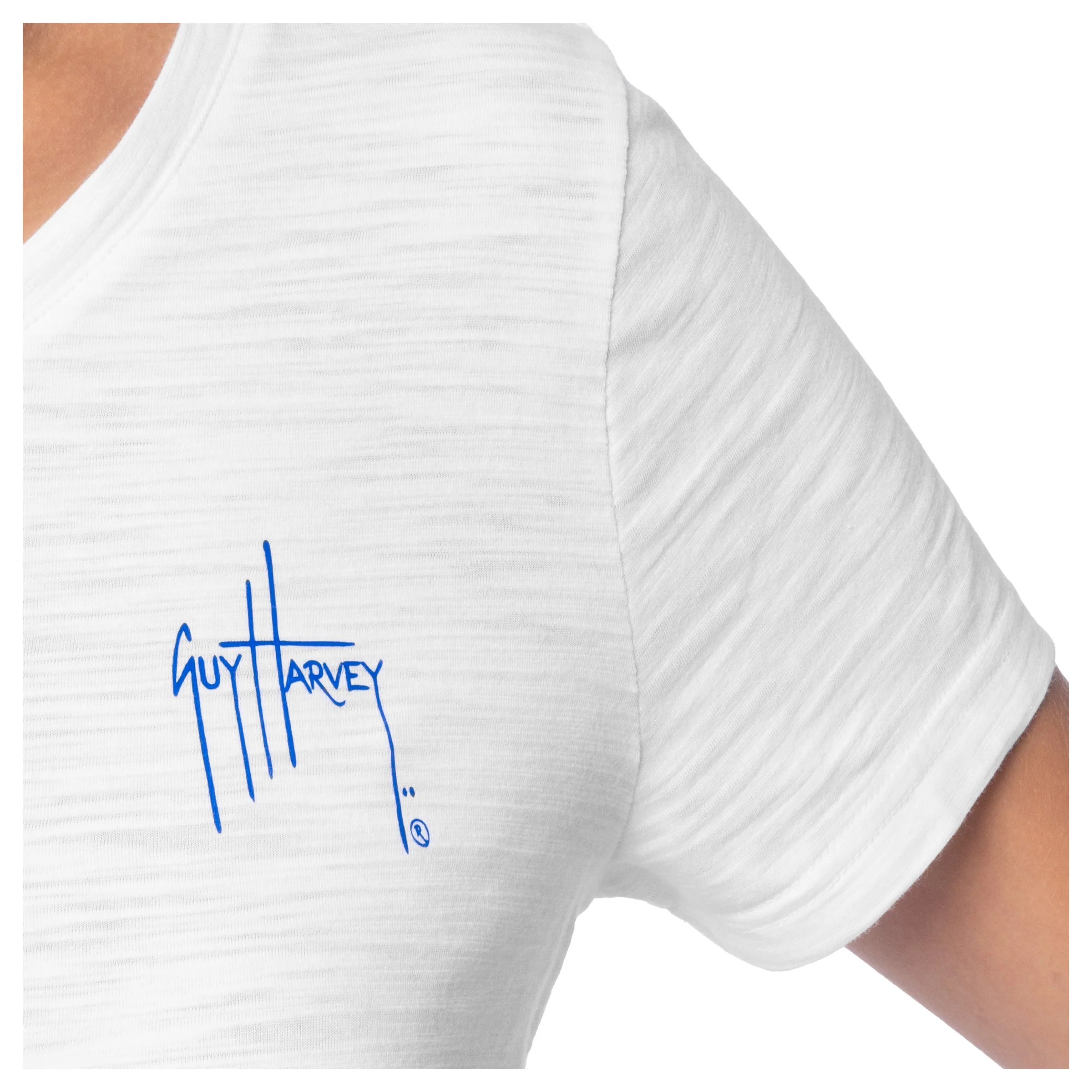 Women's Palm Tree Flag Relaxed V-Neck Top - Image 7