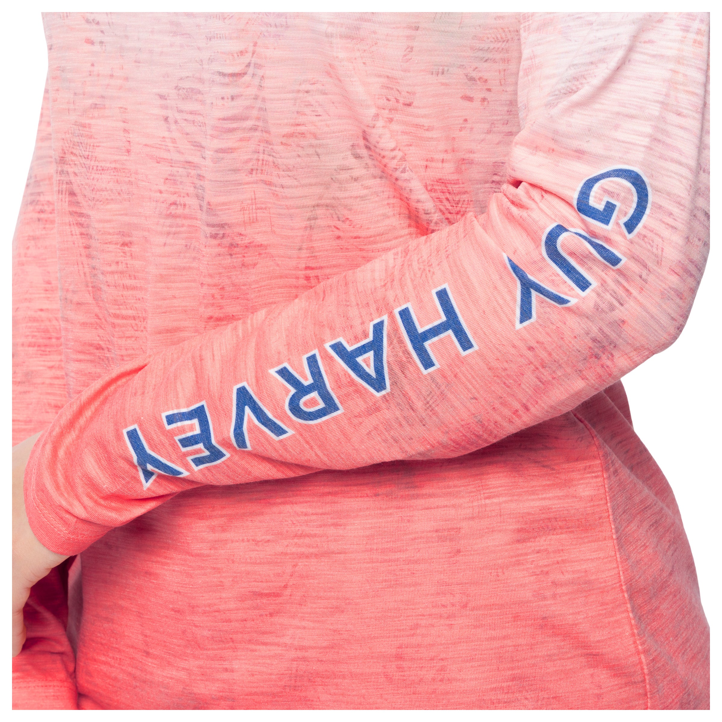 Women's Rose Fade Long Sleeve Raglan Slub Shirt - Image 6
