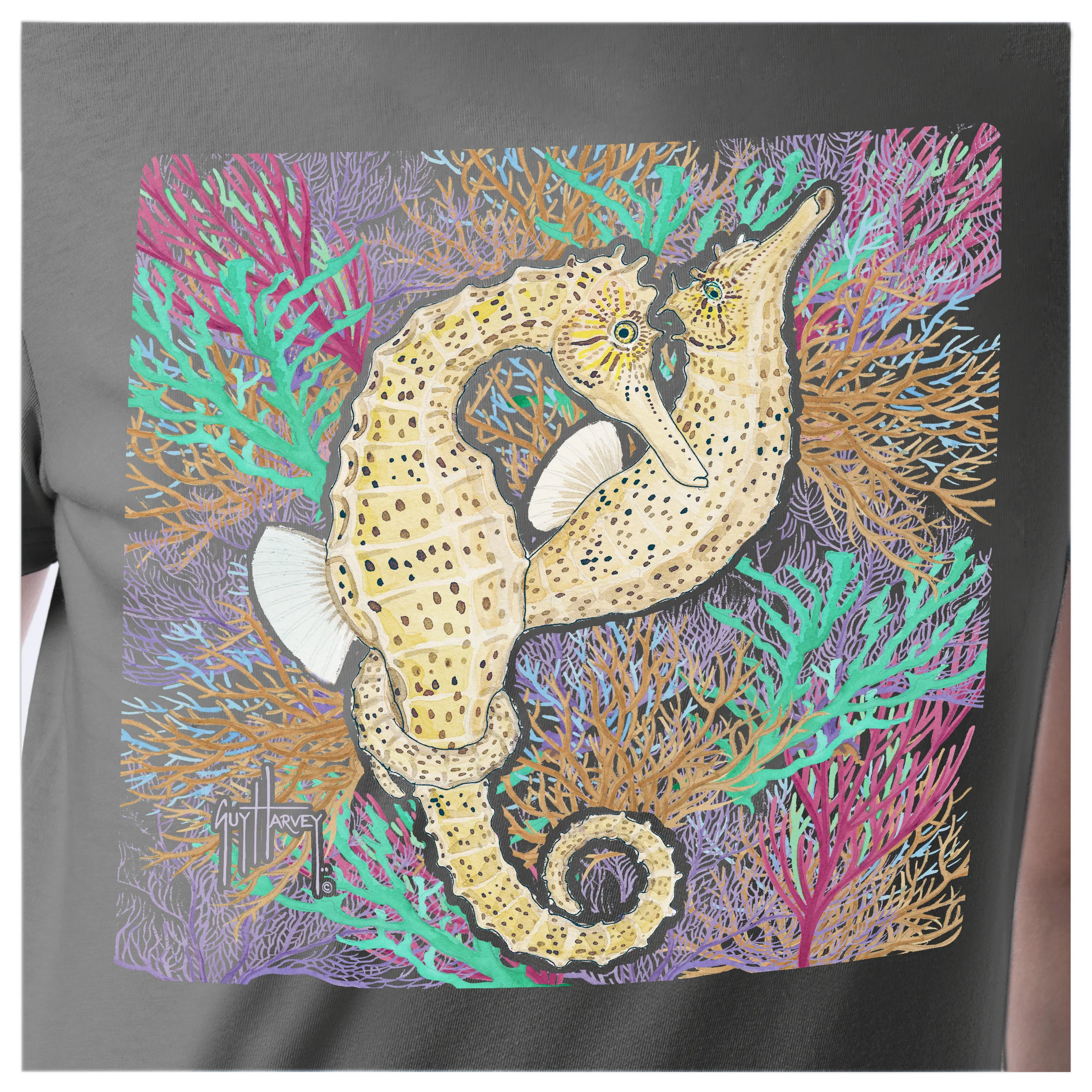 Lightweight Tee - Seahorse Pair - Image 3