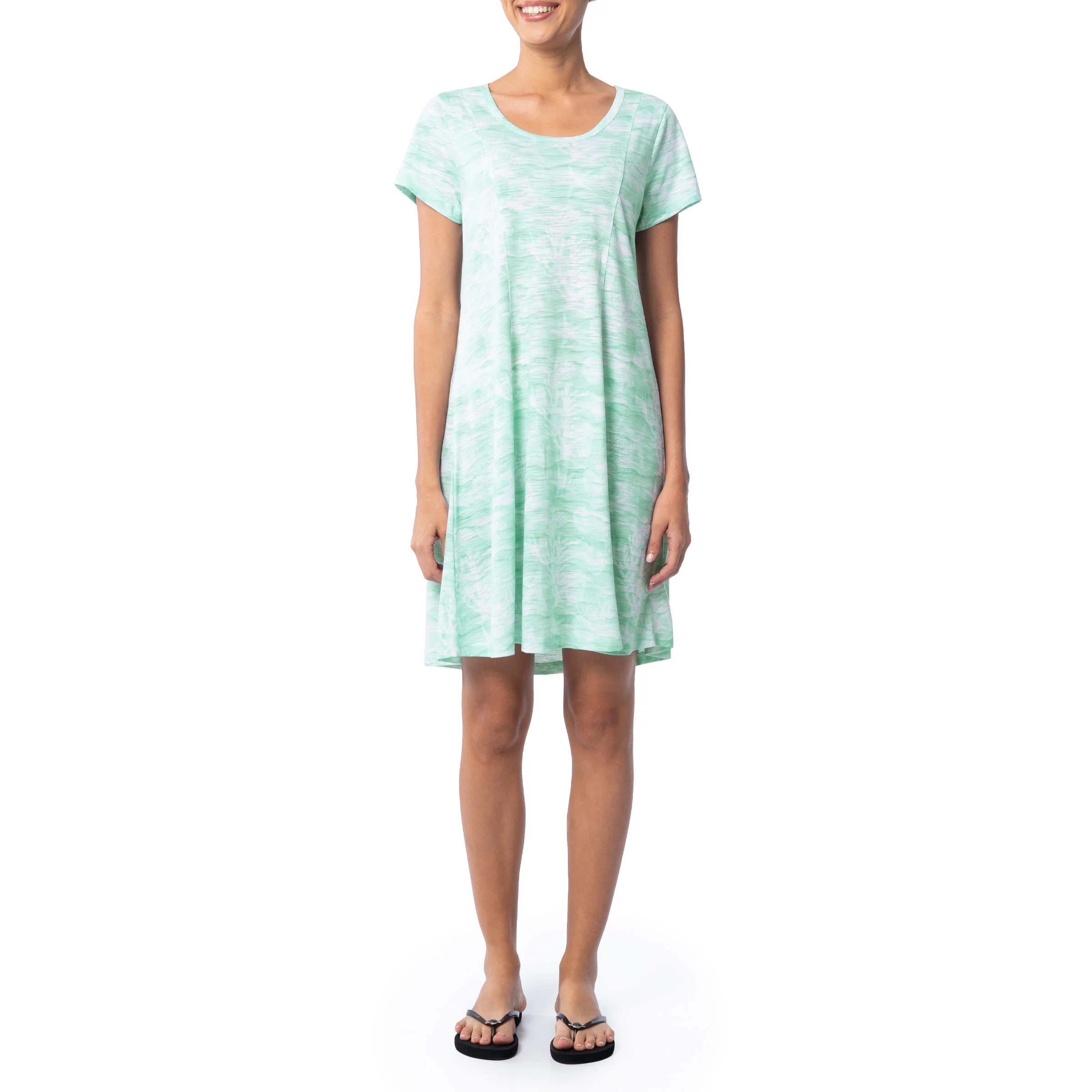 Women's Shell Wave Scoop Dress - Image 7