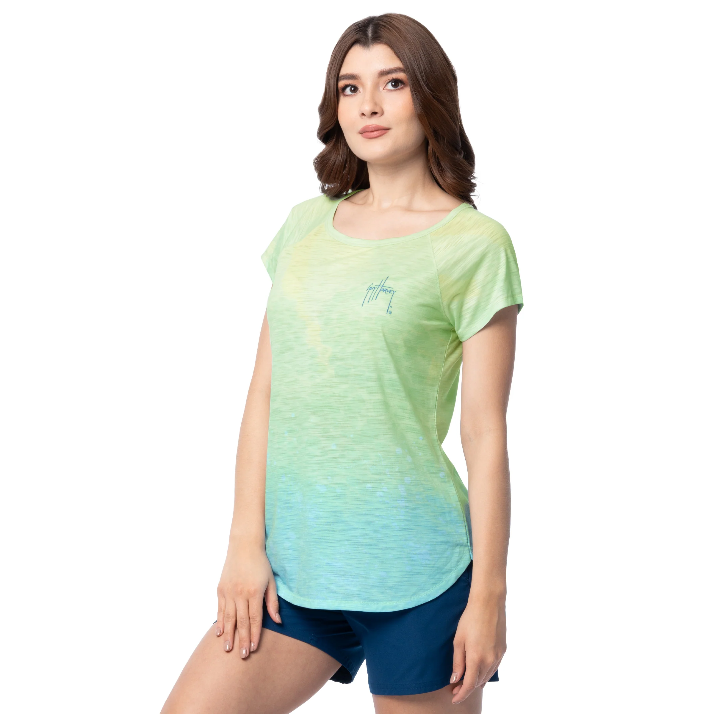 Short Sleeve Slub Tee - Splash Dolphin - Image 3