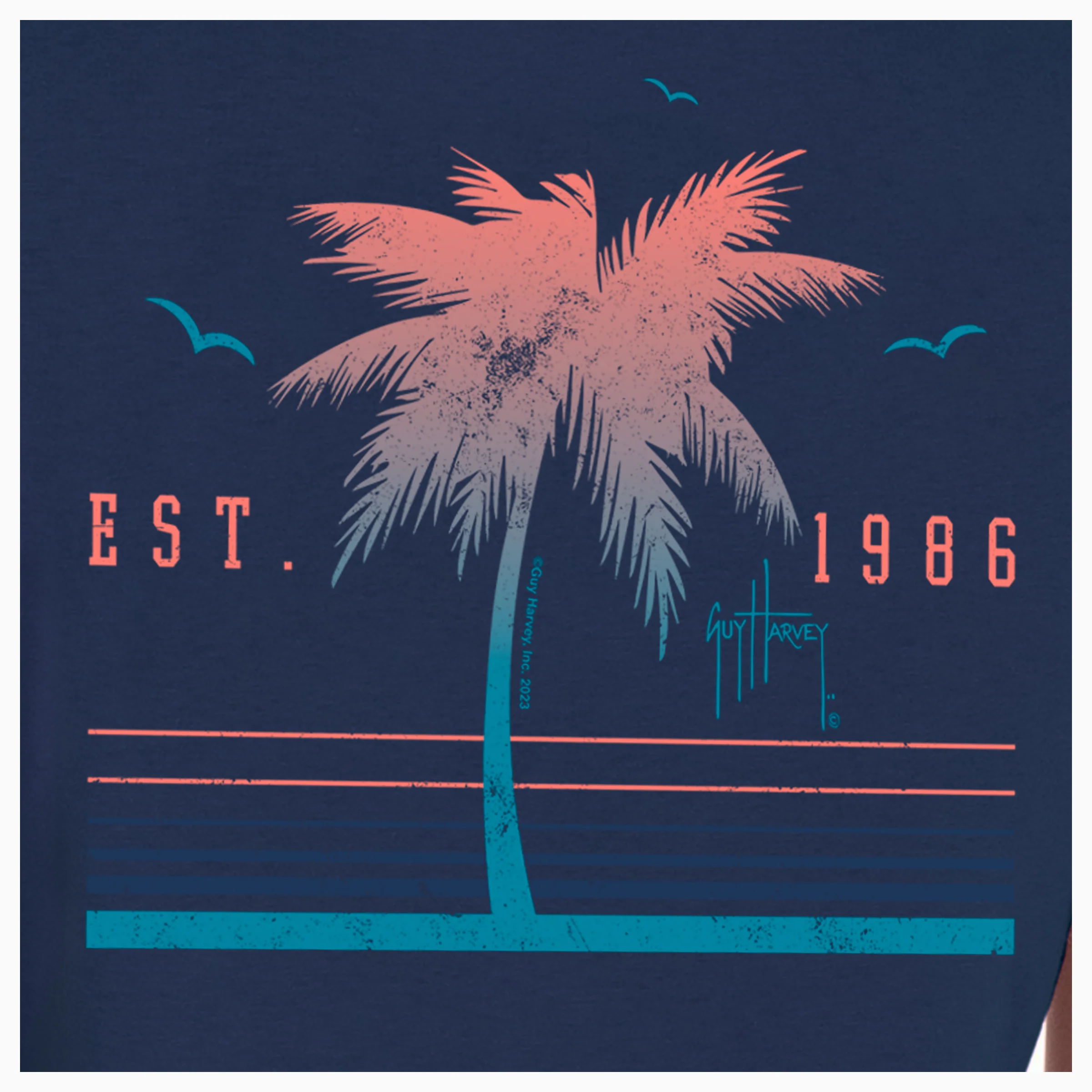 Women's Tropical Short Sleeve V-Neck T-Shirt - Image 3