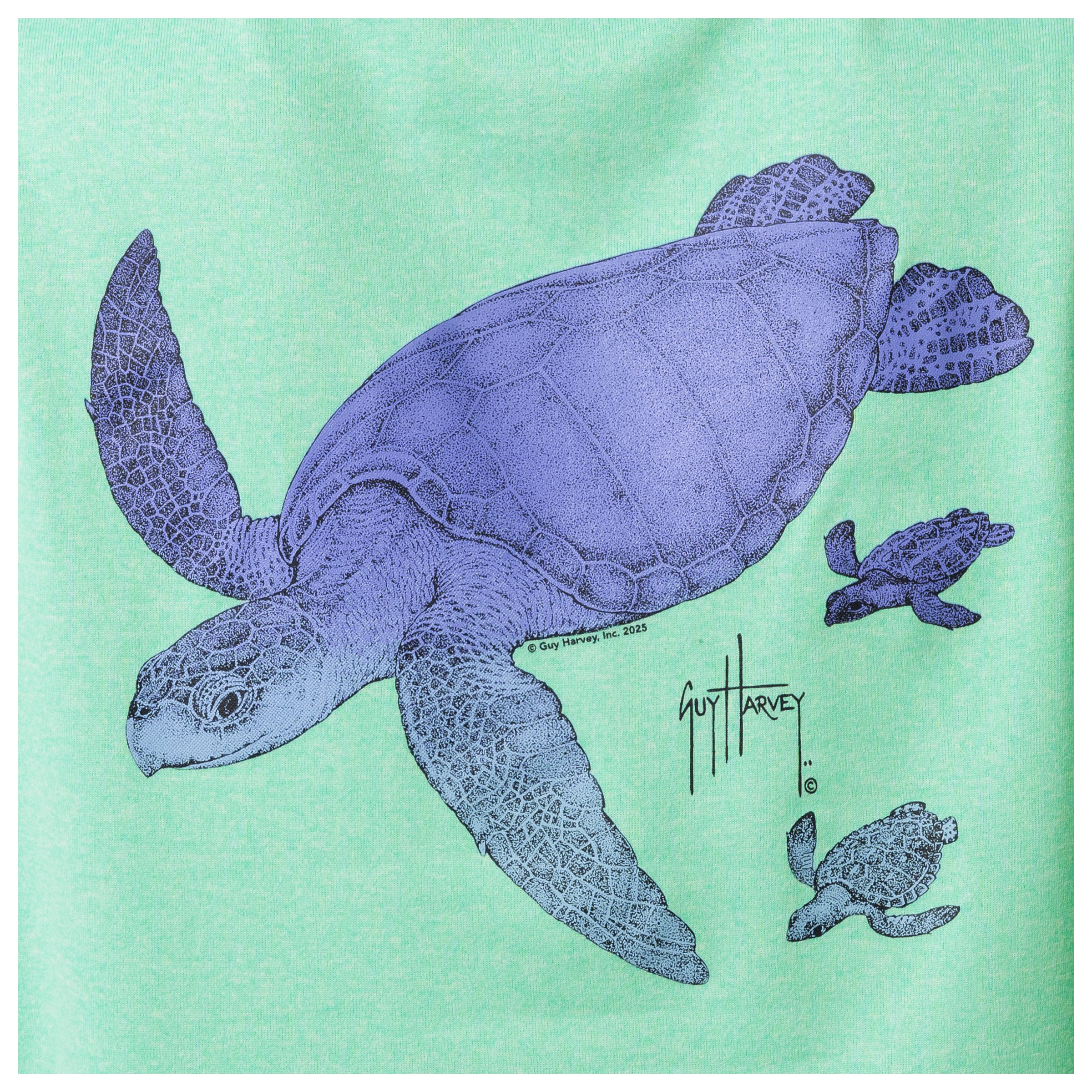 Women's Turtle Stipple Performance Hoodie - Image 3