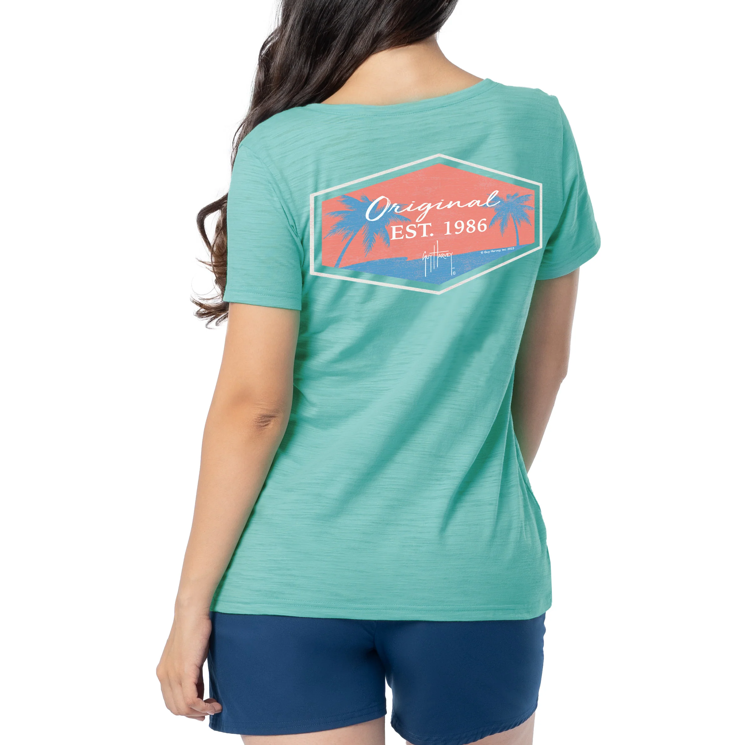 Women's Vintage GH Relaxed V-Neck Top